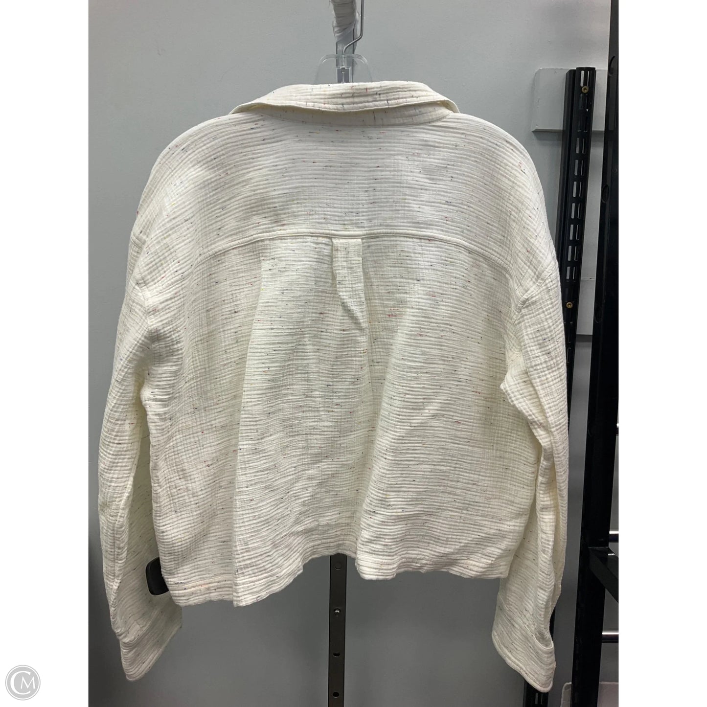Top Long Sleeve By Lou And Grey In Cream, Size: M