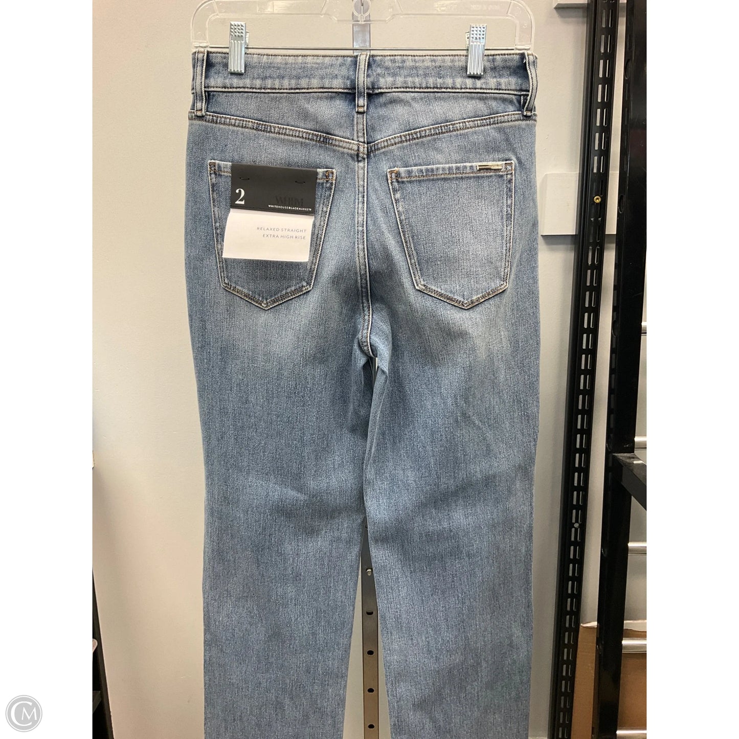 Jeans Straight By White House Black Market In Blue, Size: 2