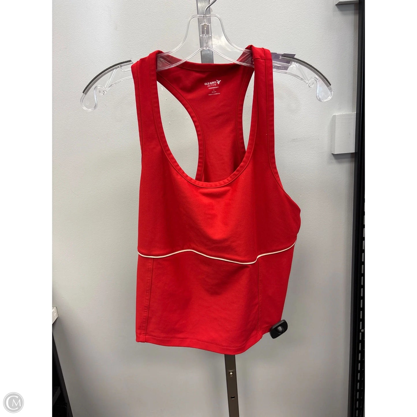 Athletic Tank Top By Old Navy In Red, Size: L