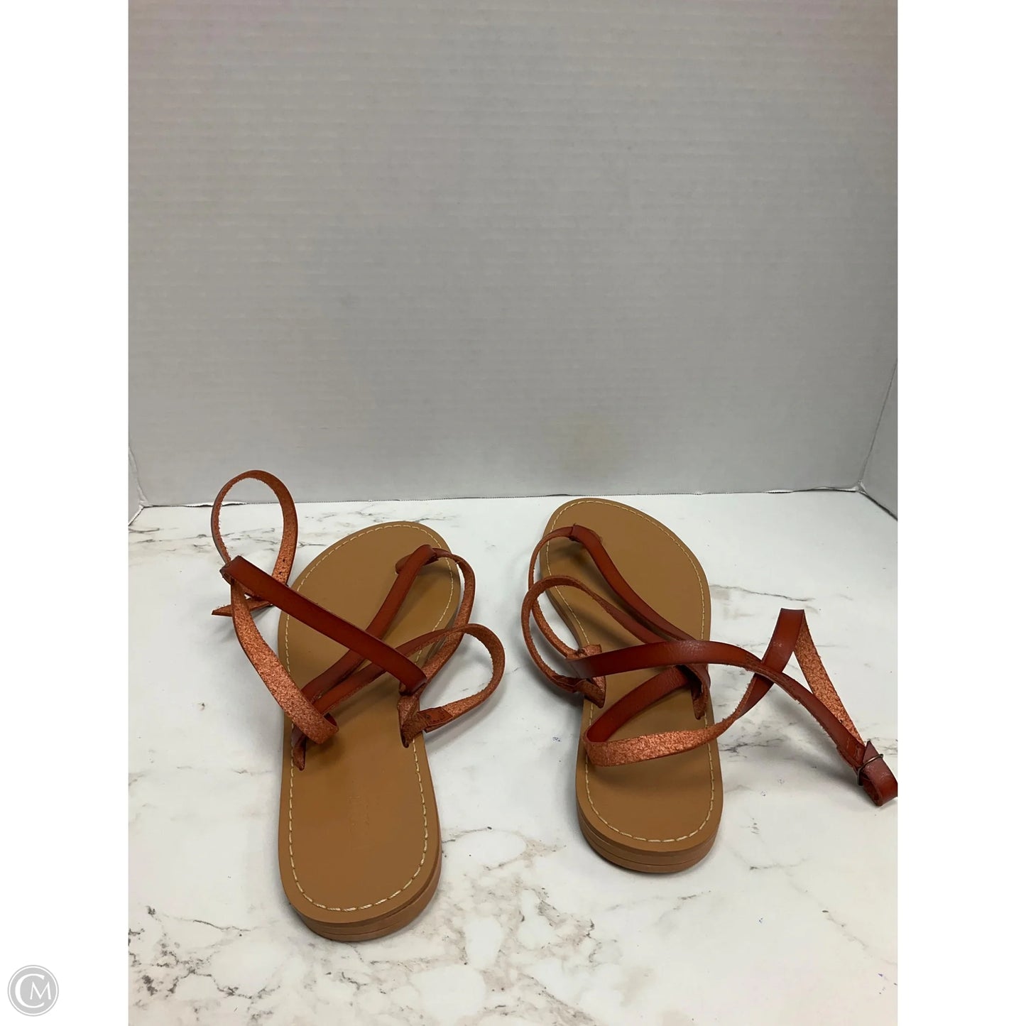 Sandals Flats By J. Crew In Tan, Size: 9