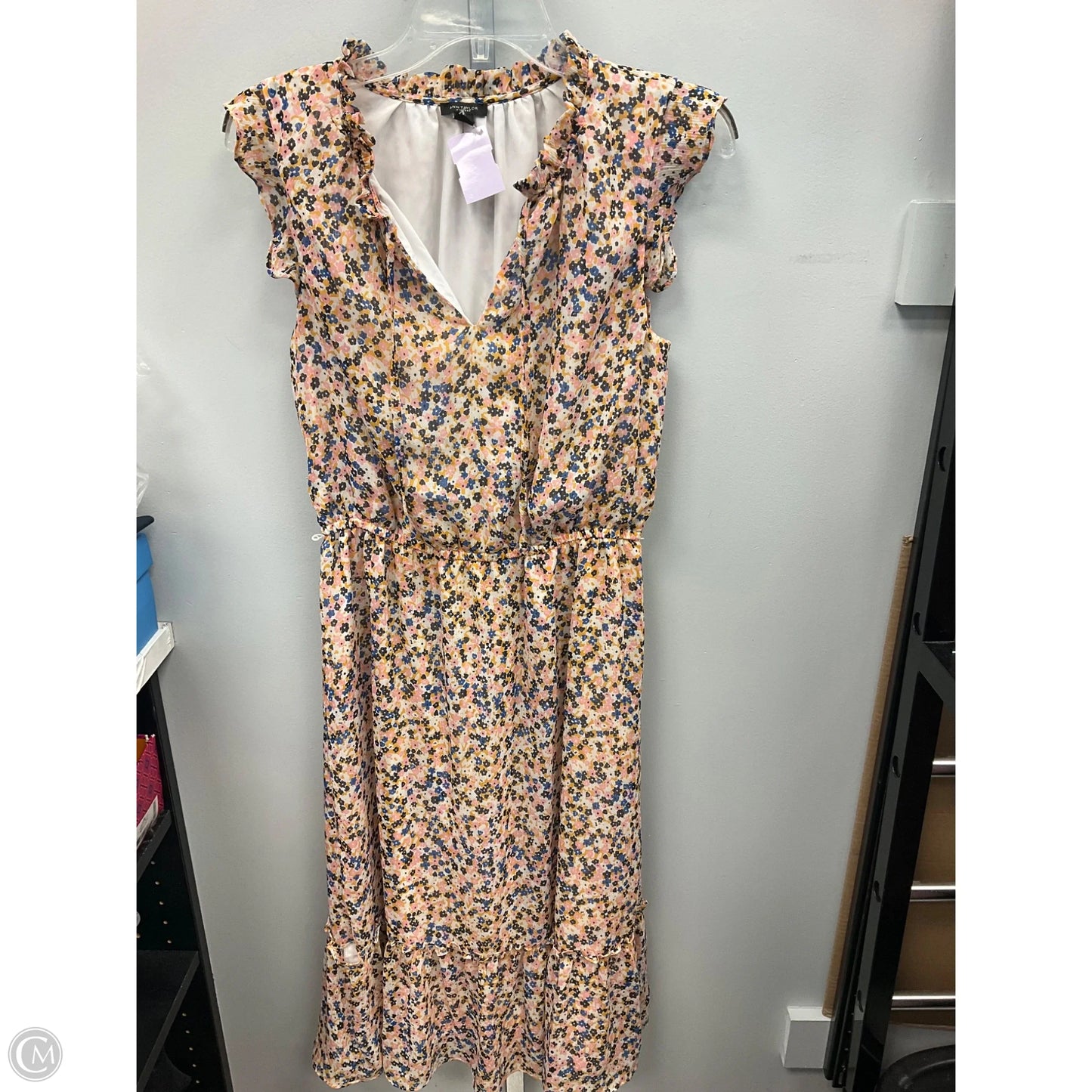 Dress Casual Maxi By Ann Taylor In Floral Print, Size: M