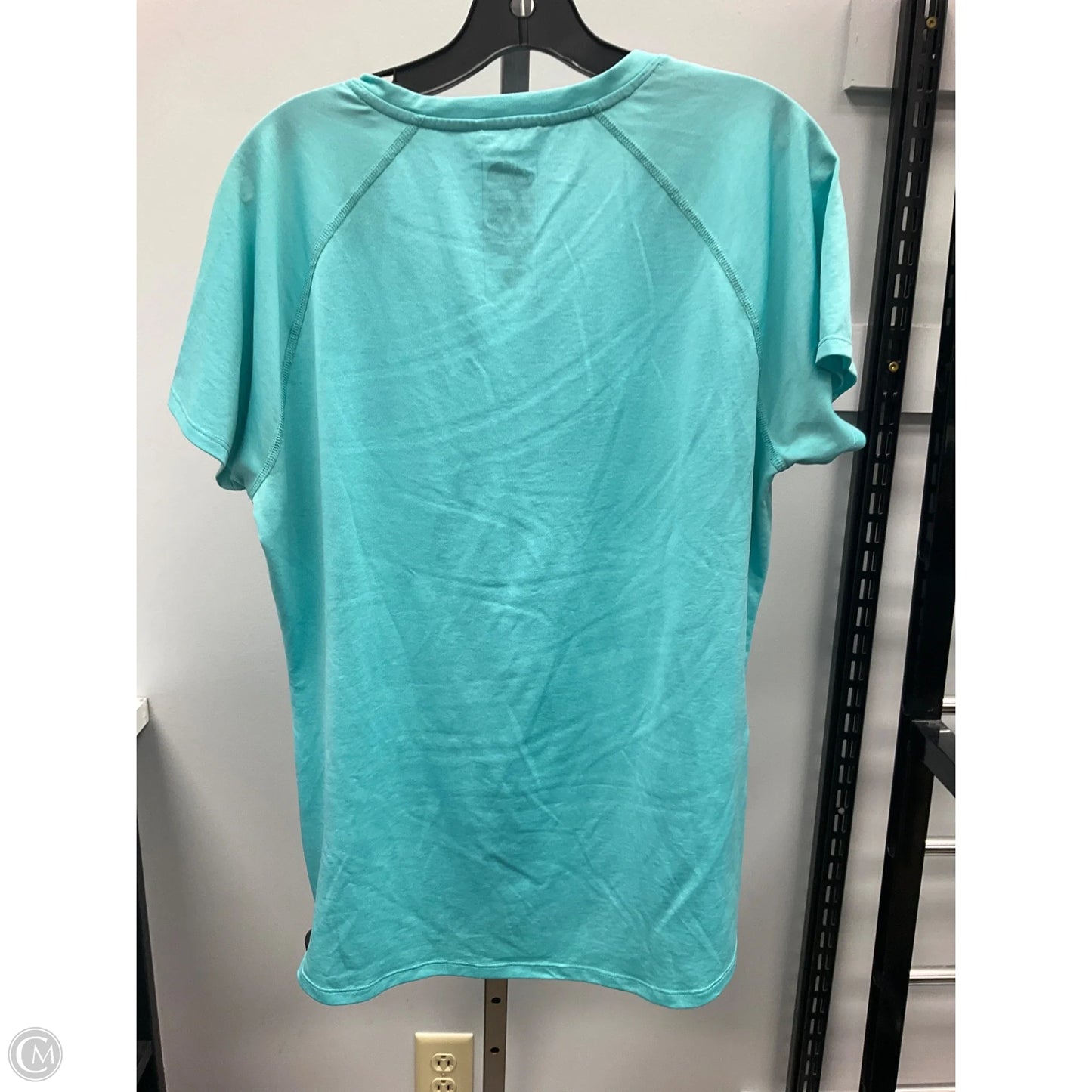 Athletic Top Short Sleeve By The North Face In Blue, Size: L