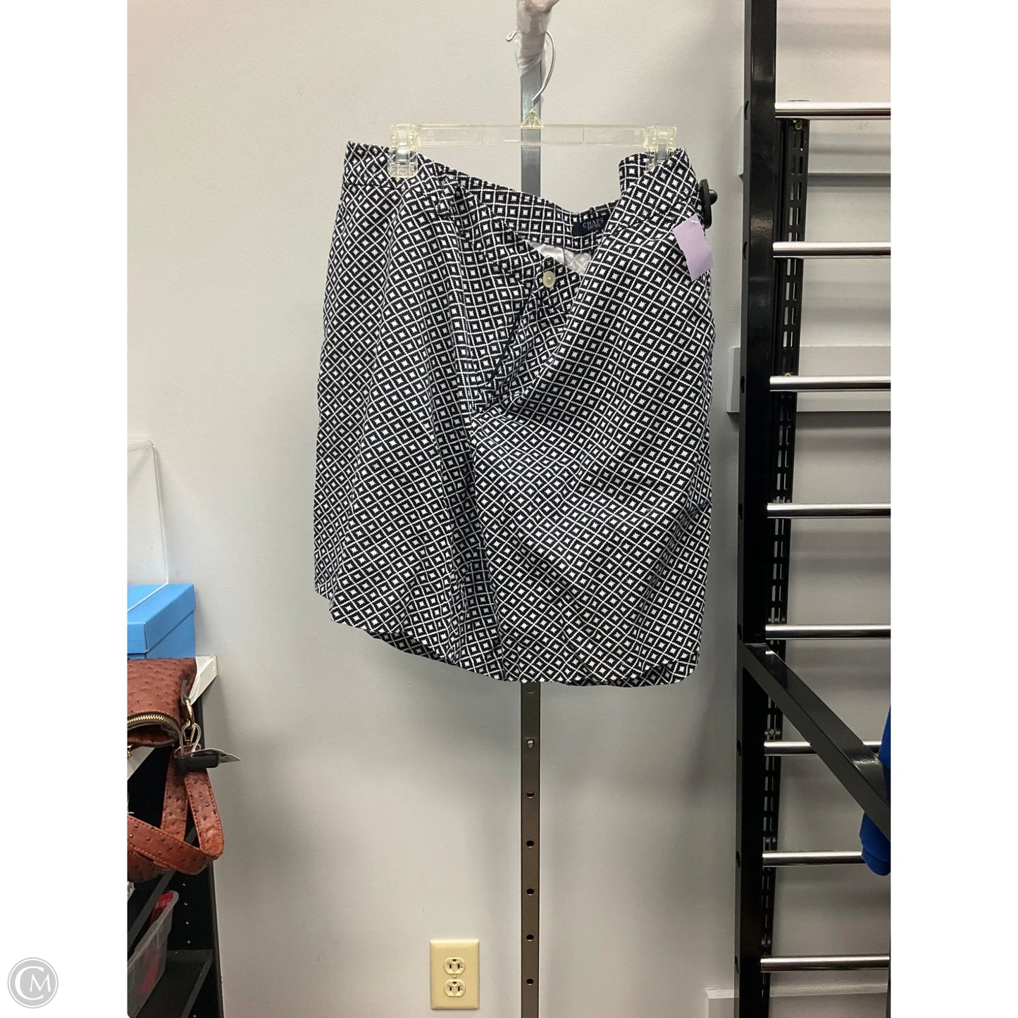 Shorts By Chaps In Blue & White, Size: 24
