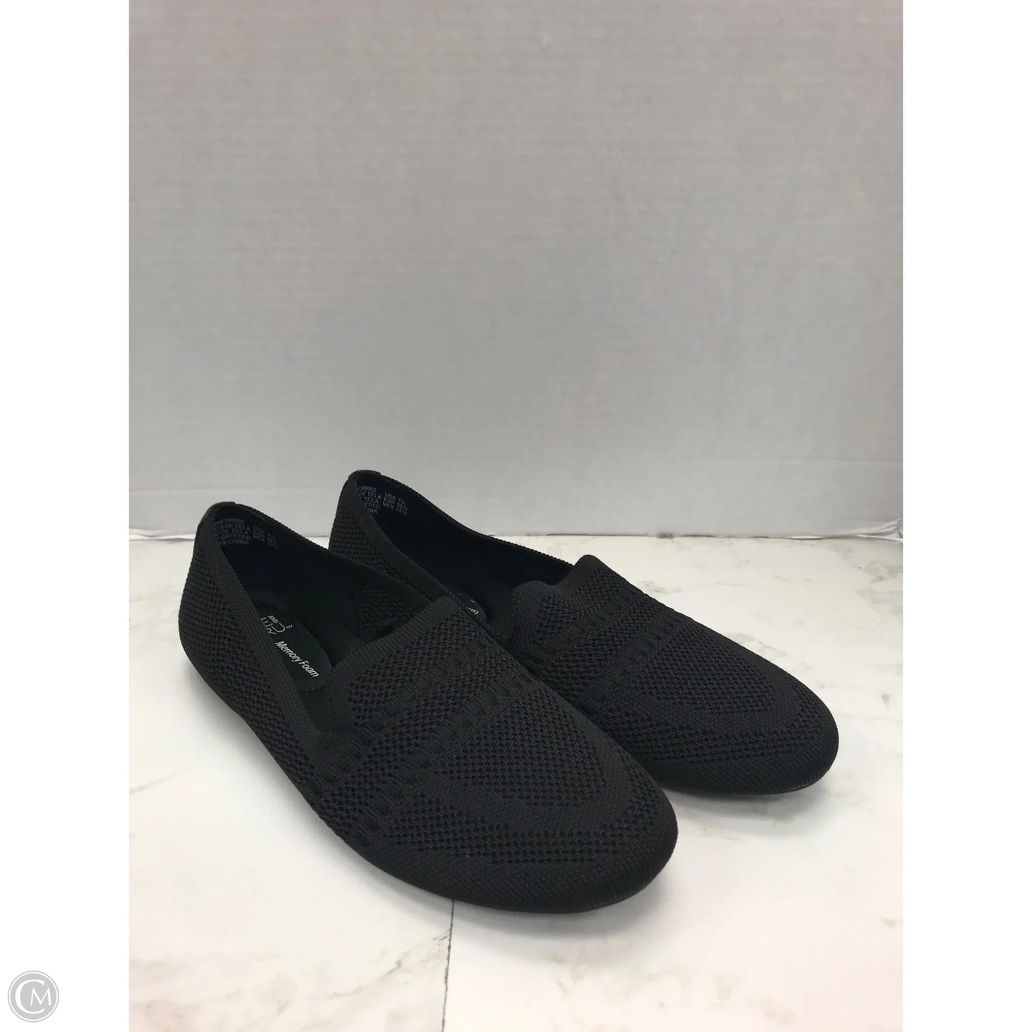 Shoes Flats By Time And Tru In Black, Size: 7.5