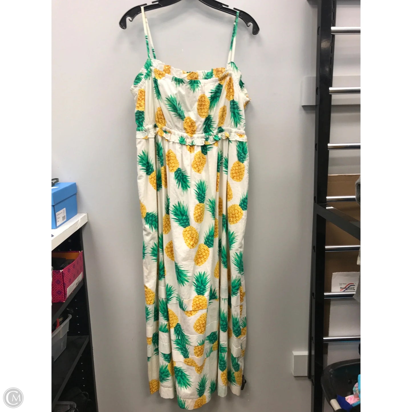 Dress Casual Midi By J. Crew In Yellow, Size: 14