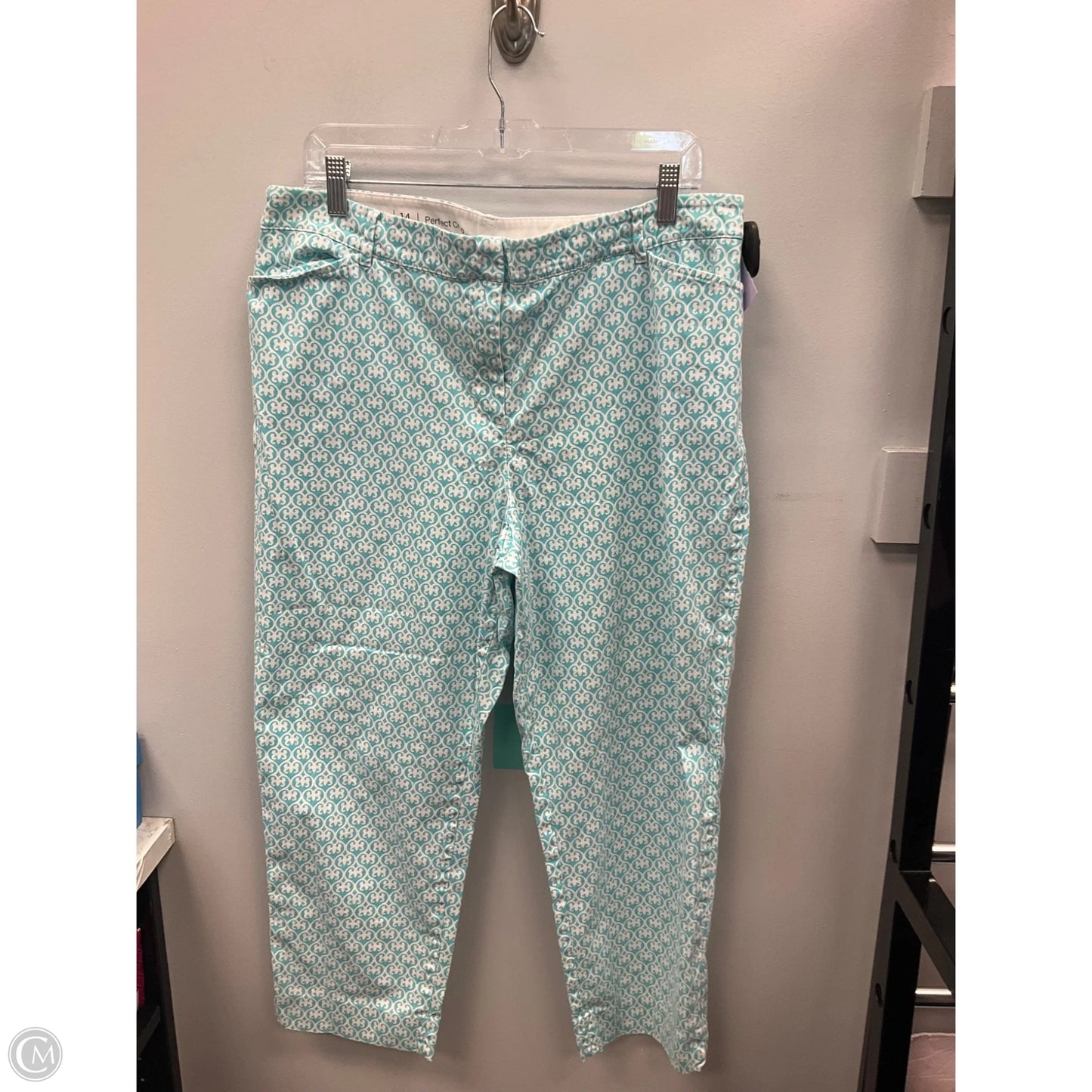 Pants Chinos & Khakis By Talbots In Blue & White, Size: 14