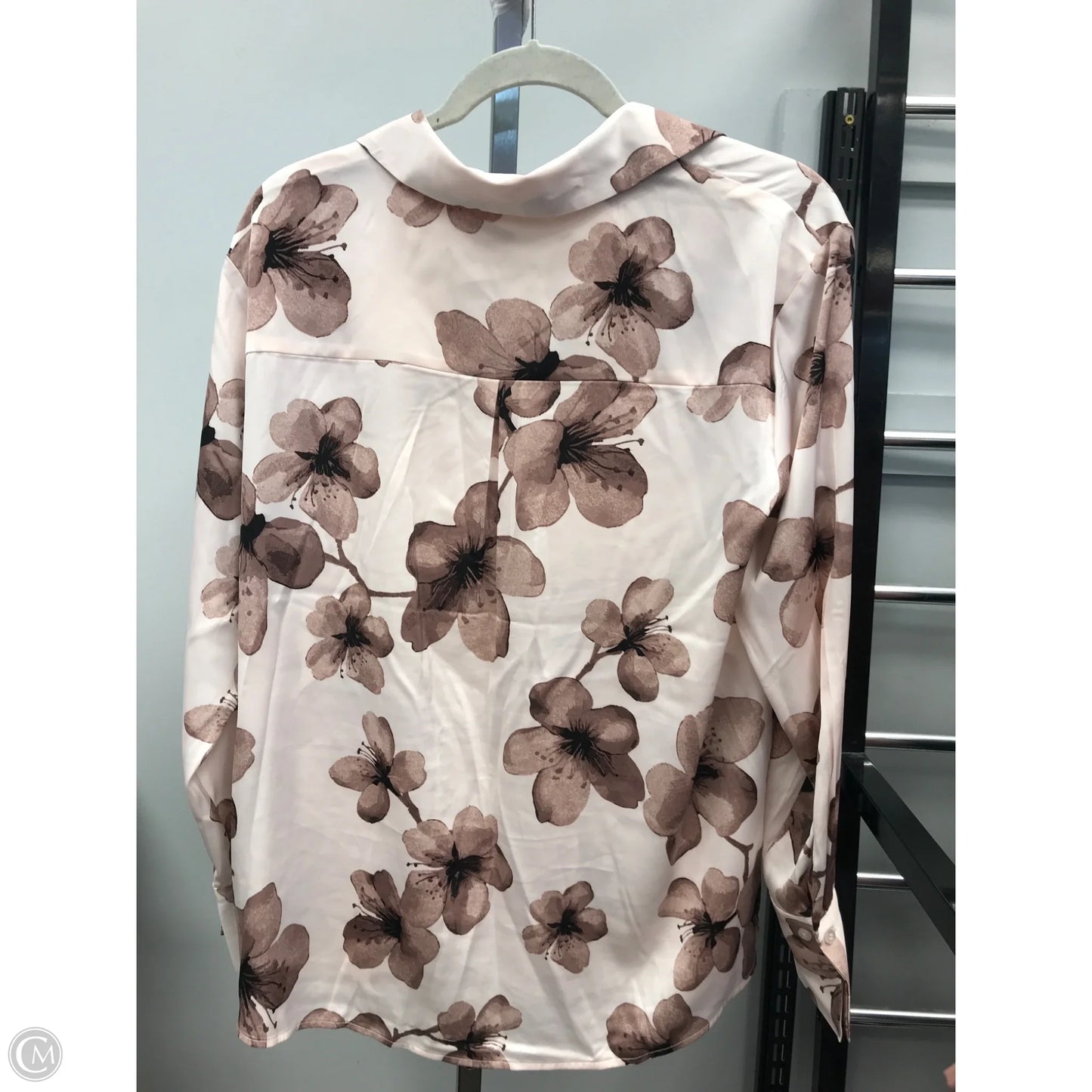 Top Long Sleeve By Maison Damelie In Pink, Size: M
