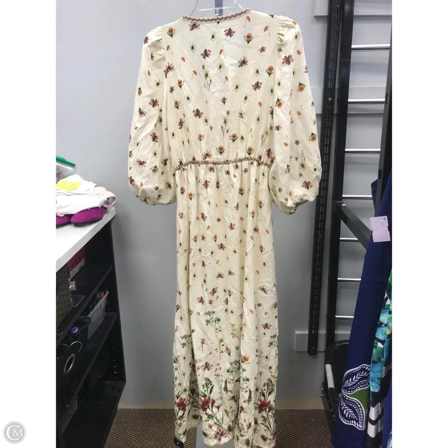 Dress Casual Maxi By Max Studio In Cream, Size: Xs