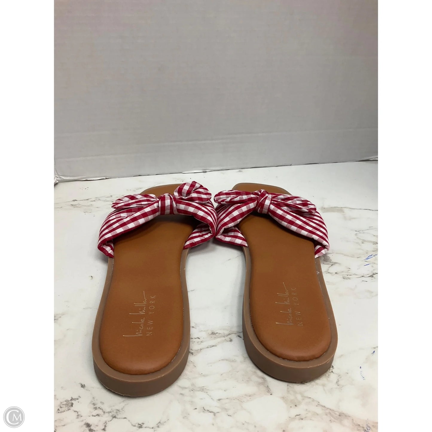 Shoes Flats By Nicole Miller In Checkered Pattern, Size: 9