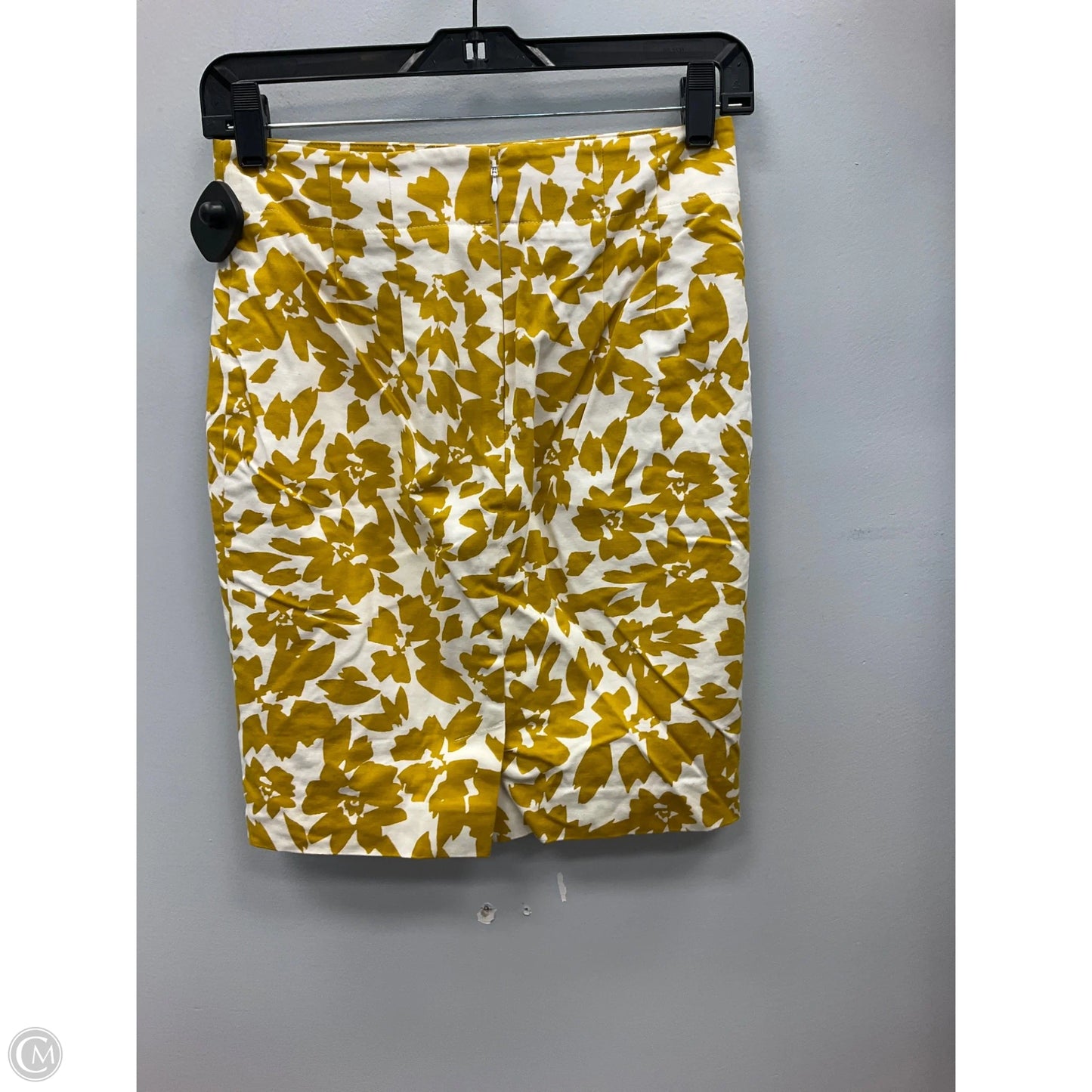 Skirt Mini & Short By Loft In Yellow, Size: 0p