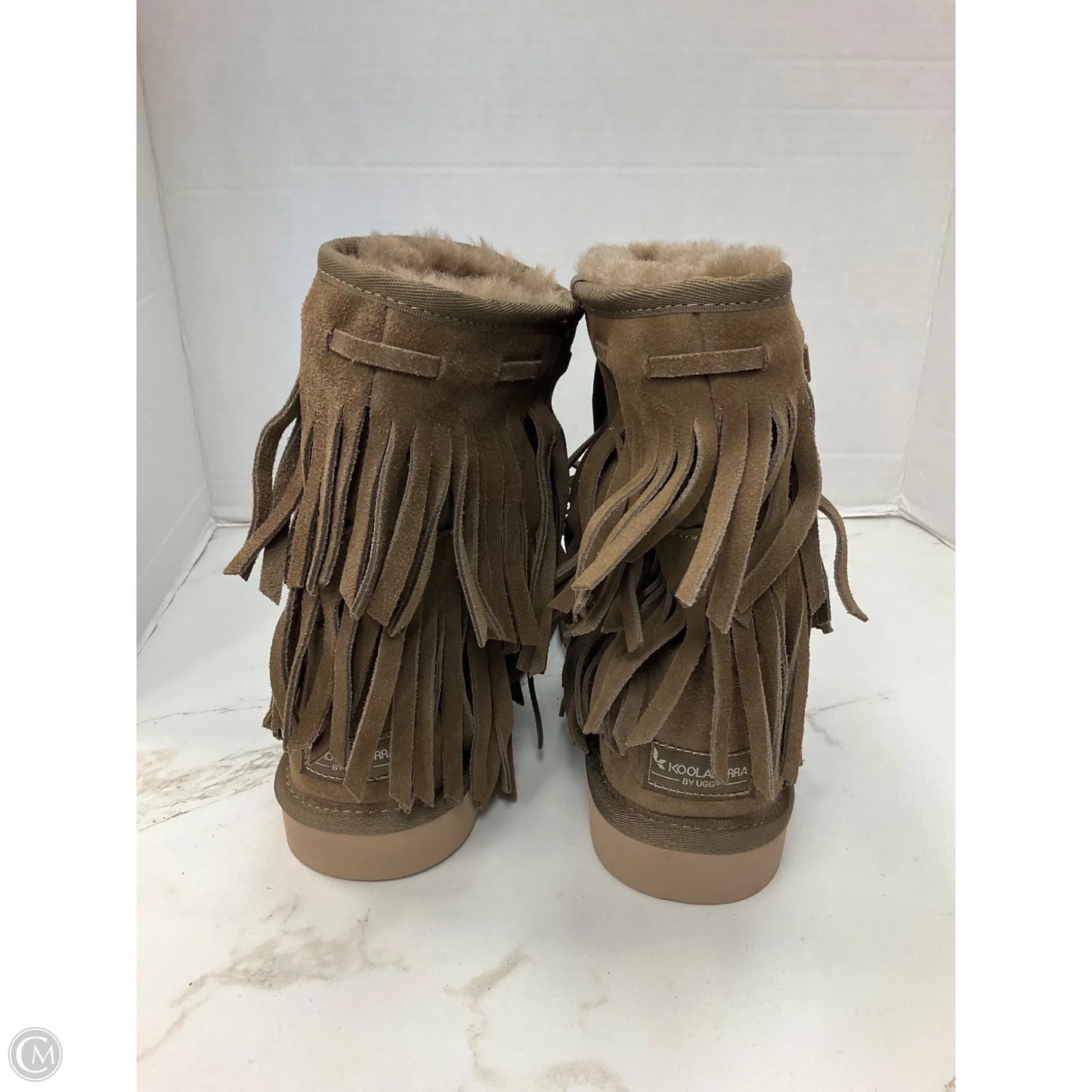 Boots Ankle Flats By Koolaburra By Ugg In Brown, Size: 8
