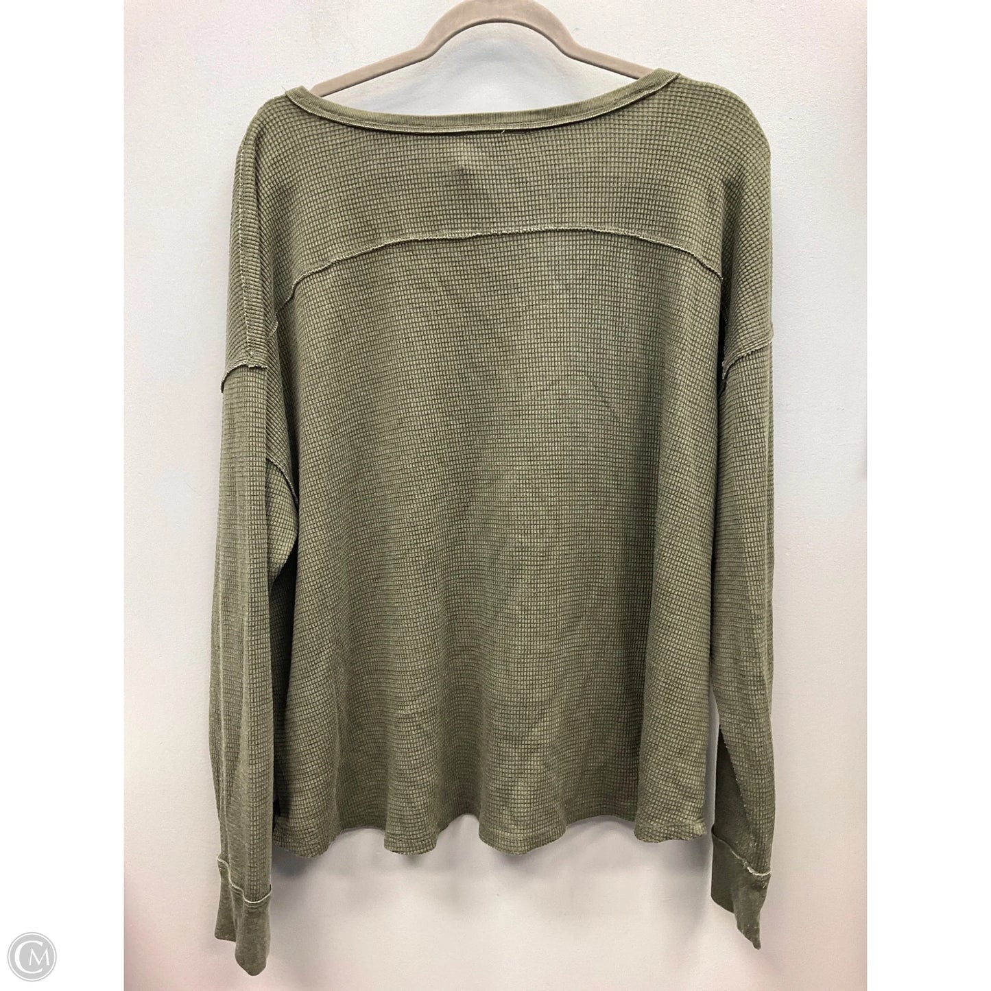 Top Long Sleeve By Lucky Brand In Green, Size: Xl