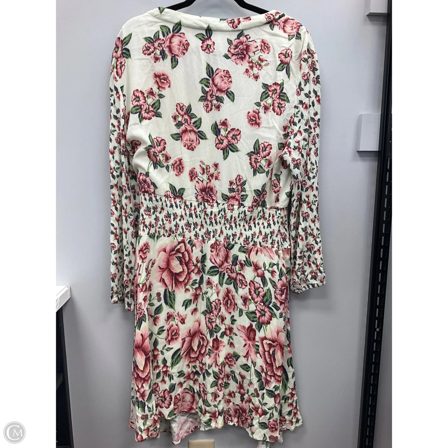 Dress Casual Midi By Farm Rio In Floral Print, Size: Xl