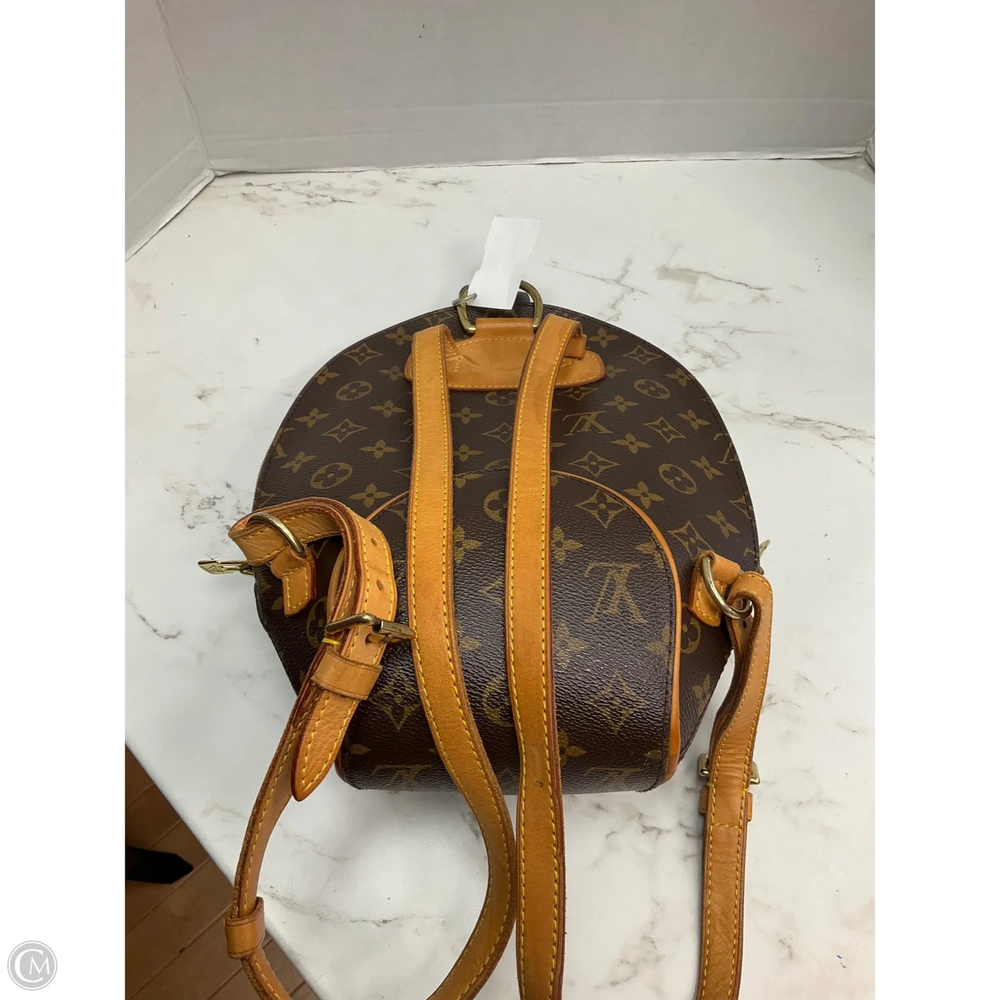 Backpack Luxury Designer By Louis Vuitton, Size: Medium
