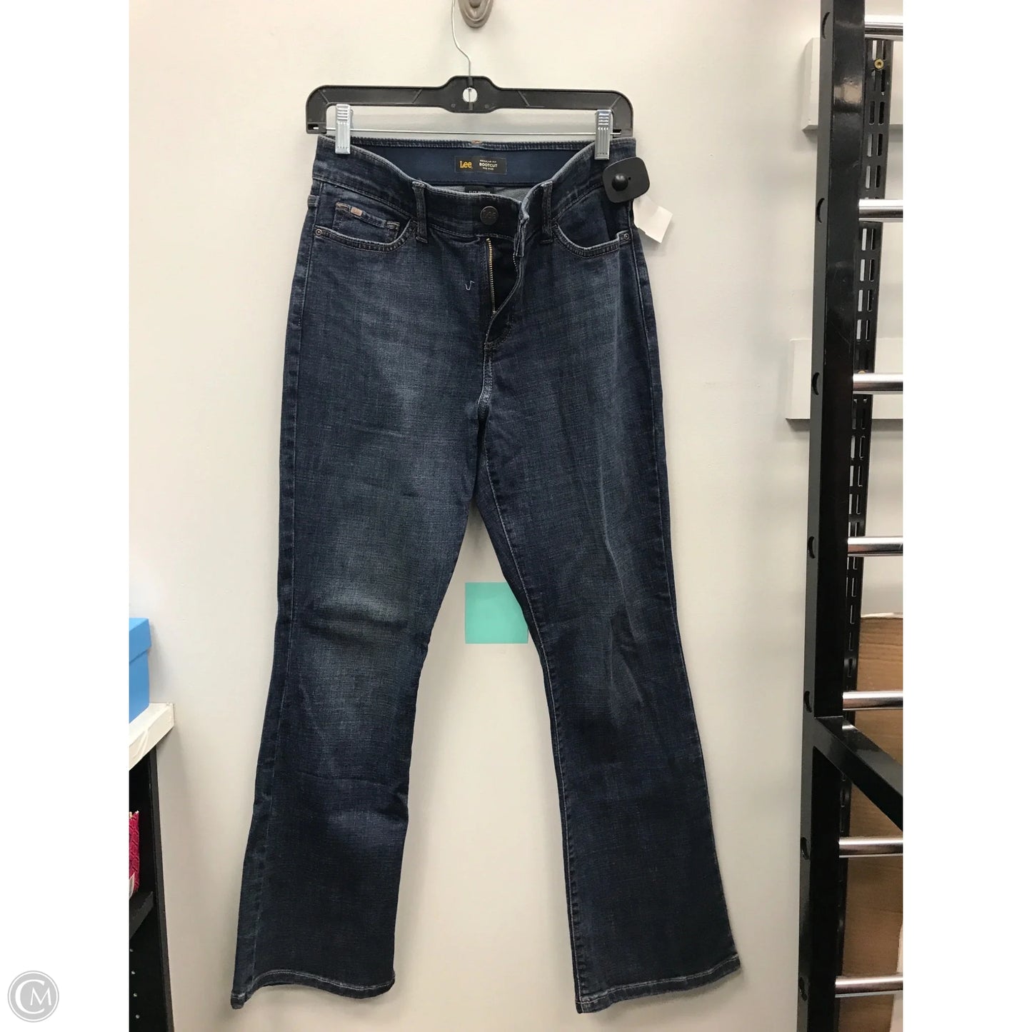 Jeans Boot Cut By Lee In Blue, Size: 8