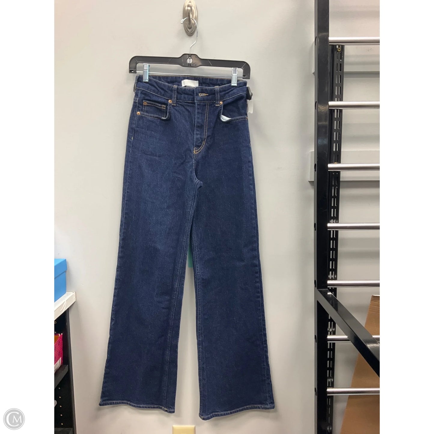 Jeans Wide Leg By H&m In Blue, Size: 0