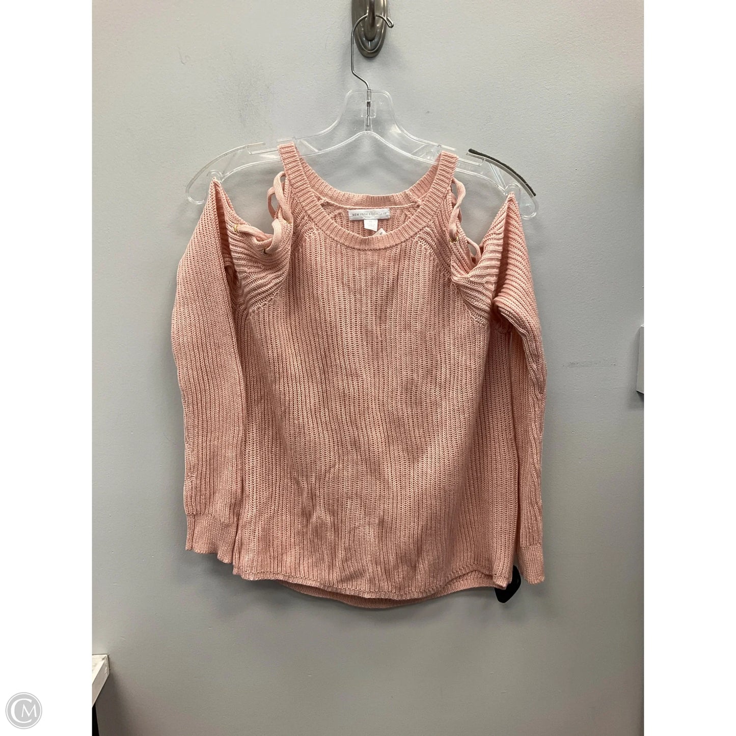 Sweater By New York And Co In Pink, Size: Xs
