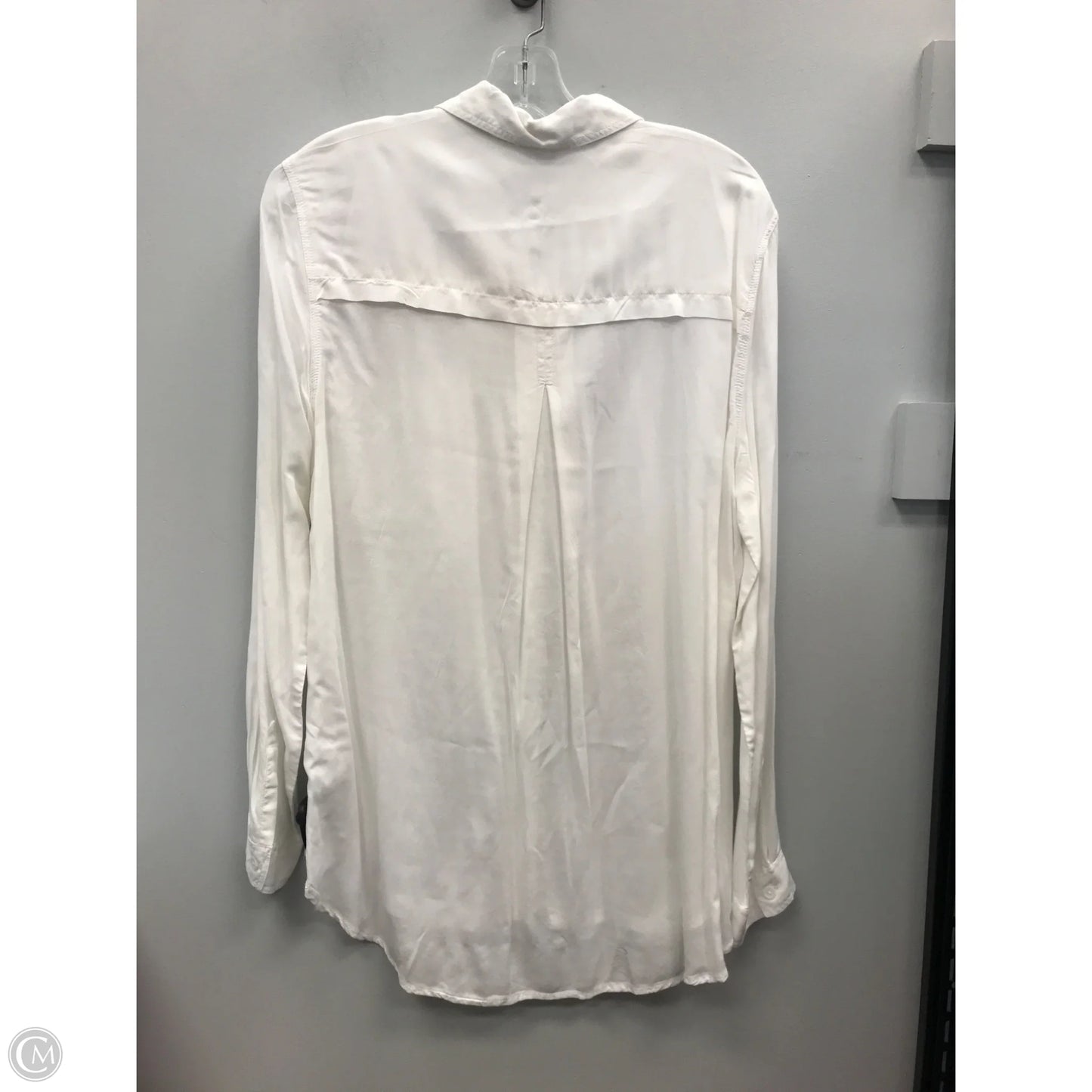 Top Long Sleeve By Beachlunchlounge In White, Size: L