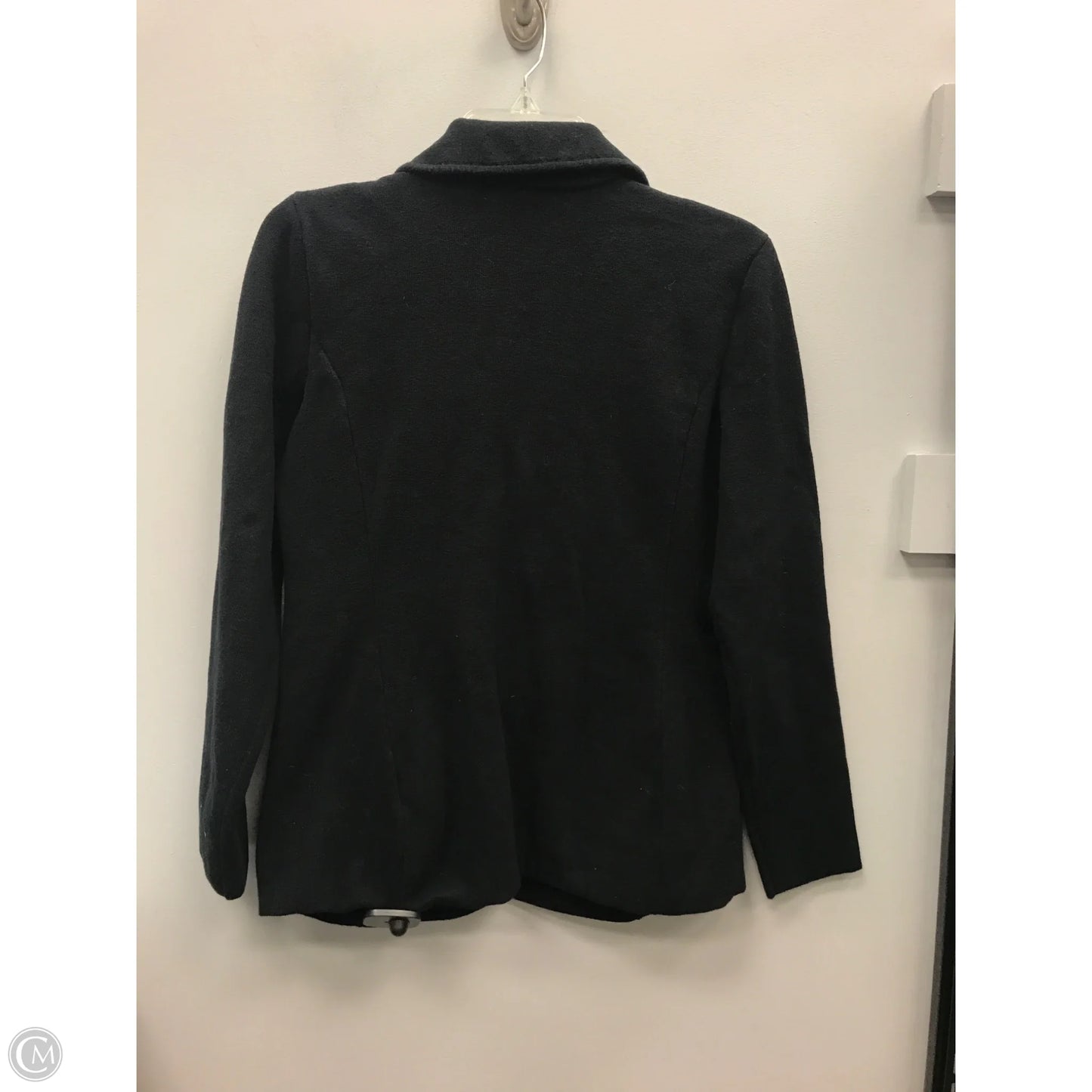 Jacket Shirt By Lauren By Ralph Lauren In Black, Size: S