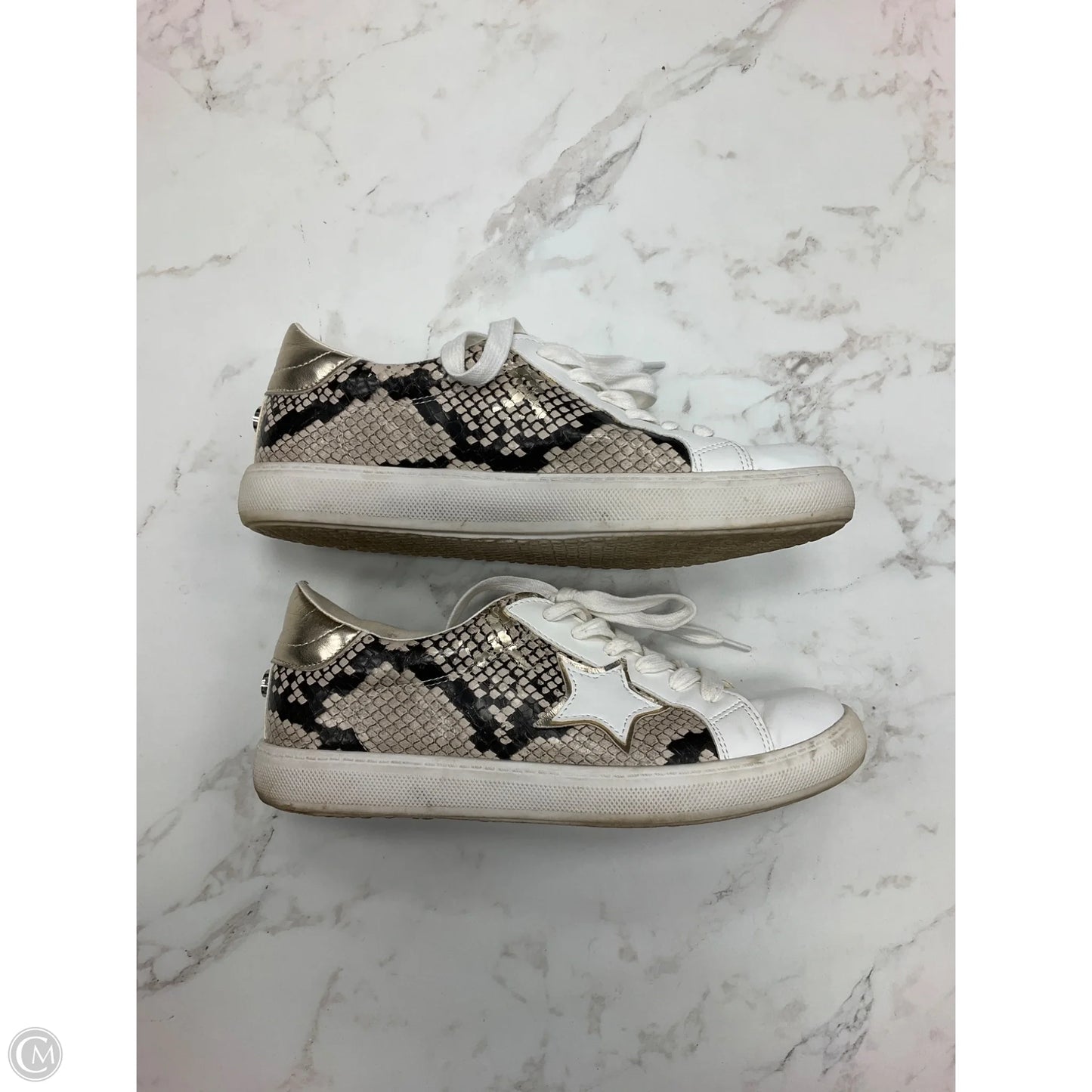 Shoes Sneakers By Steve Madden In Snakeskin Print, Size: 7