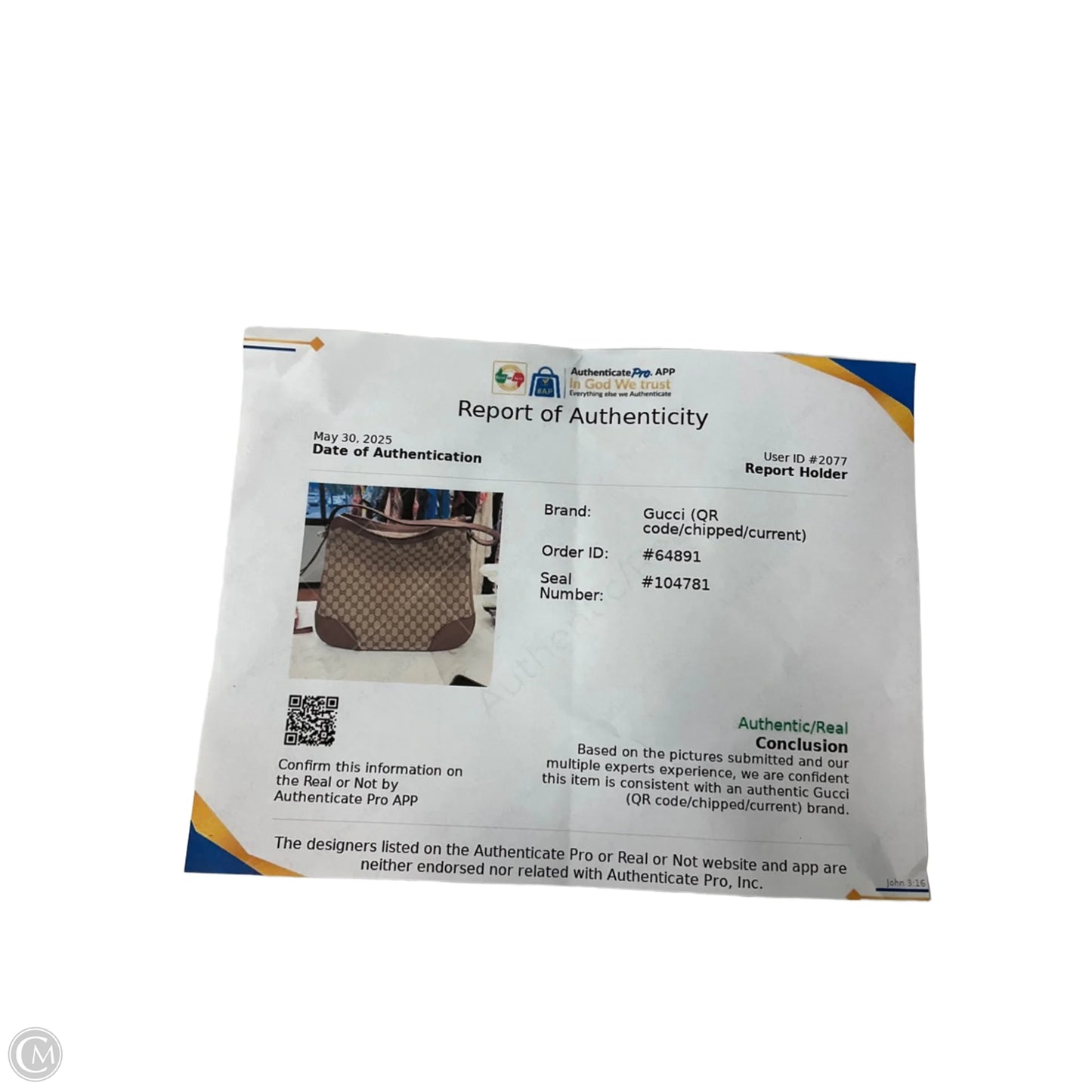 Handbag Luxury Designer By Gucci, Size: Large