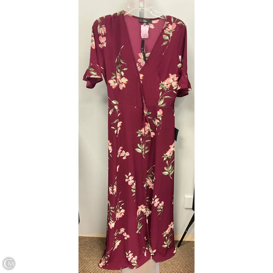 Dress Casual Maxi By Lulus In Maroon, Size: M