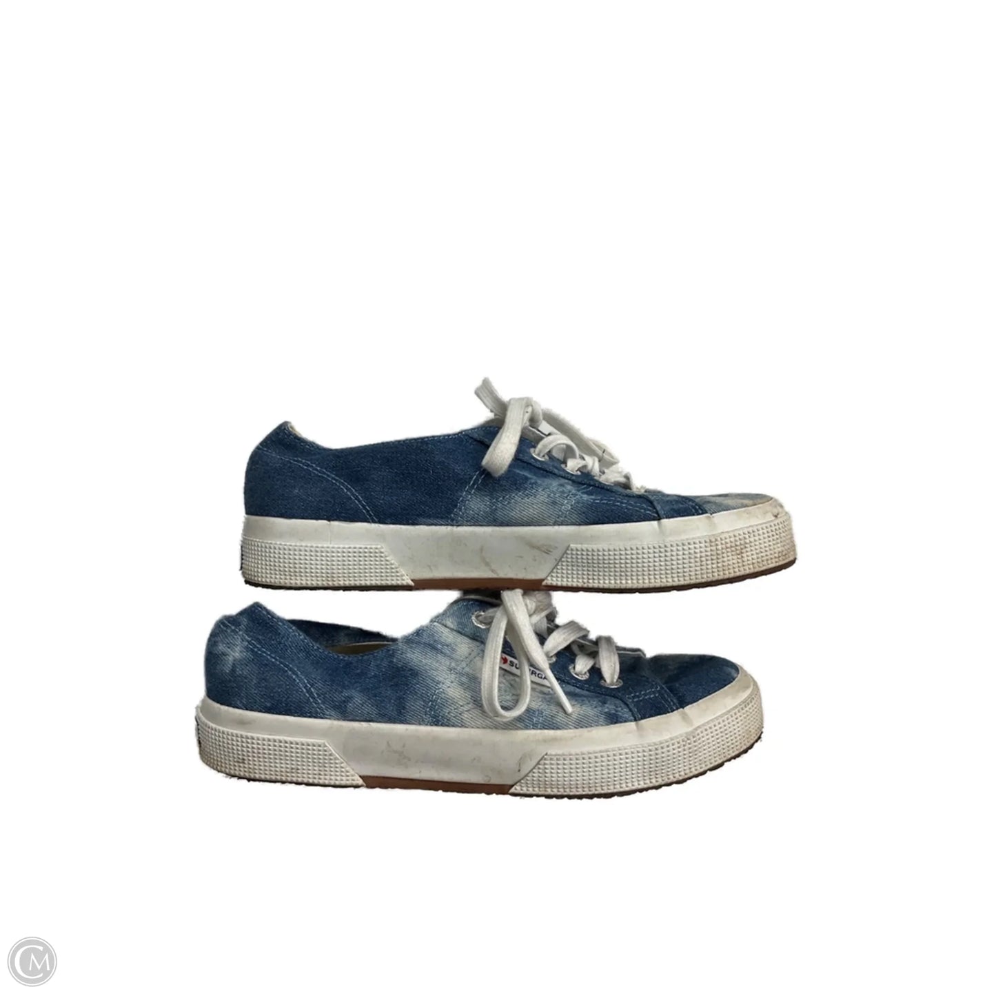Shoes Sneakers By Superga In Blue, Size: 6