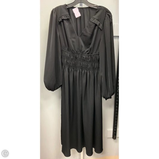 Dress Casual Maxi By Clothes Mentor In Black, Size: S
