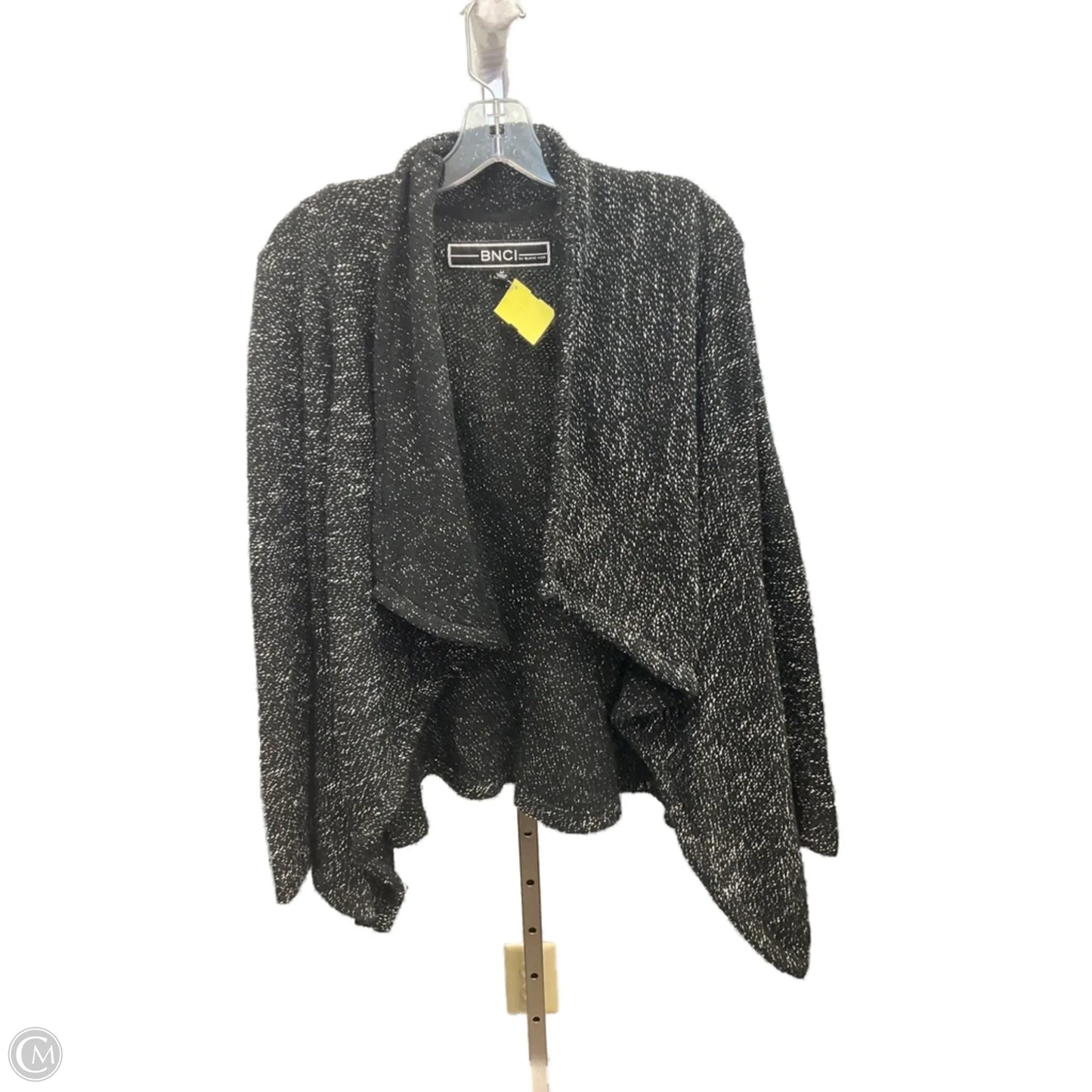 Sweater Cardigan By Clothes Mentor In Black, Size: M