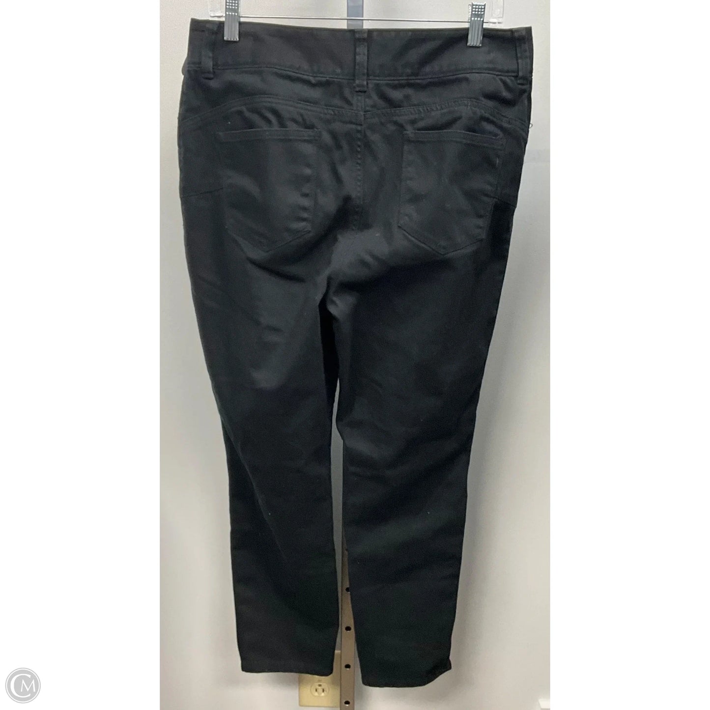 Jeans Straight By Boston Proper In Black, Size: 12