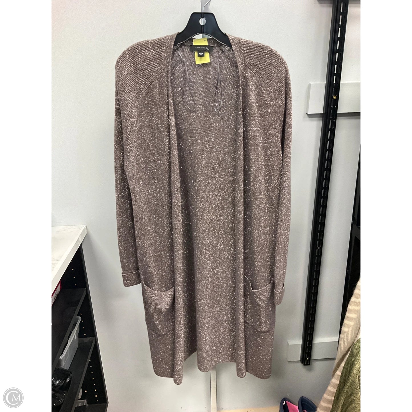 Cardigan By Ann Taylor In Gold, Size: M
