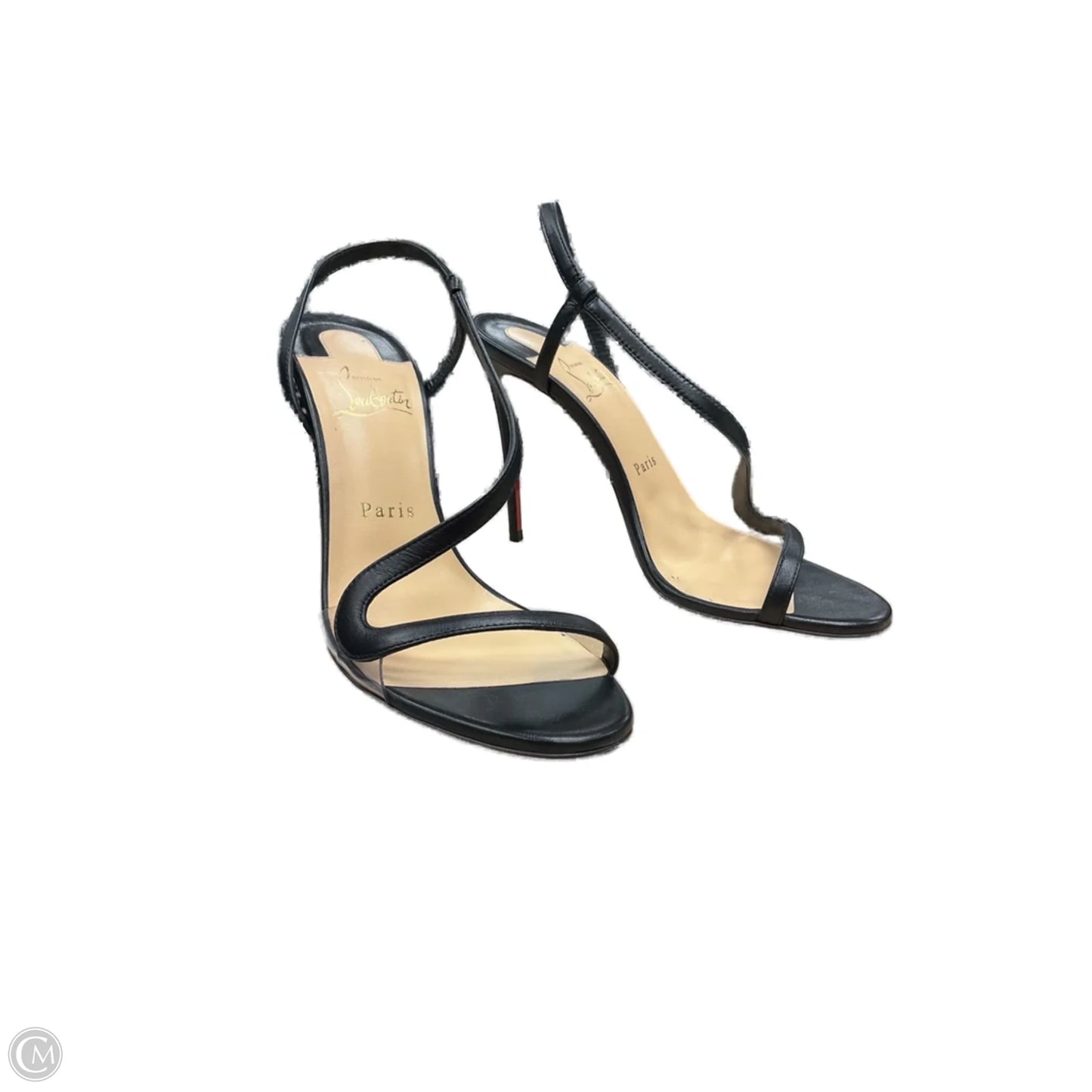 Shoes Luxury Designer By Christian Louboutin In Black, Size: 7