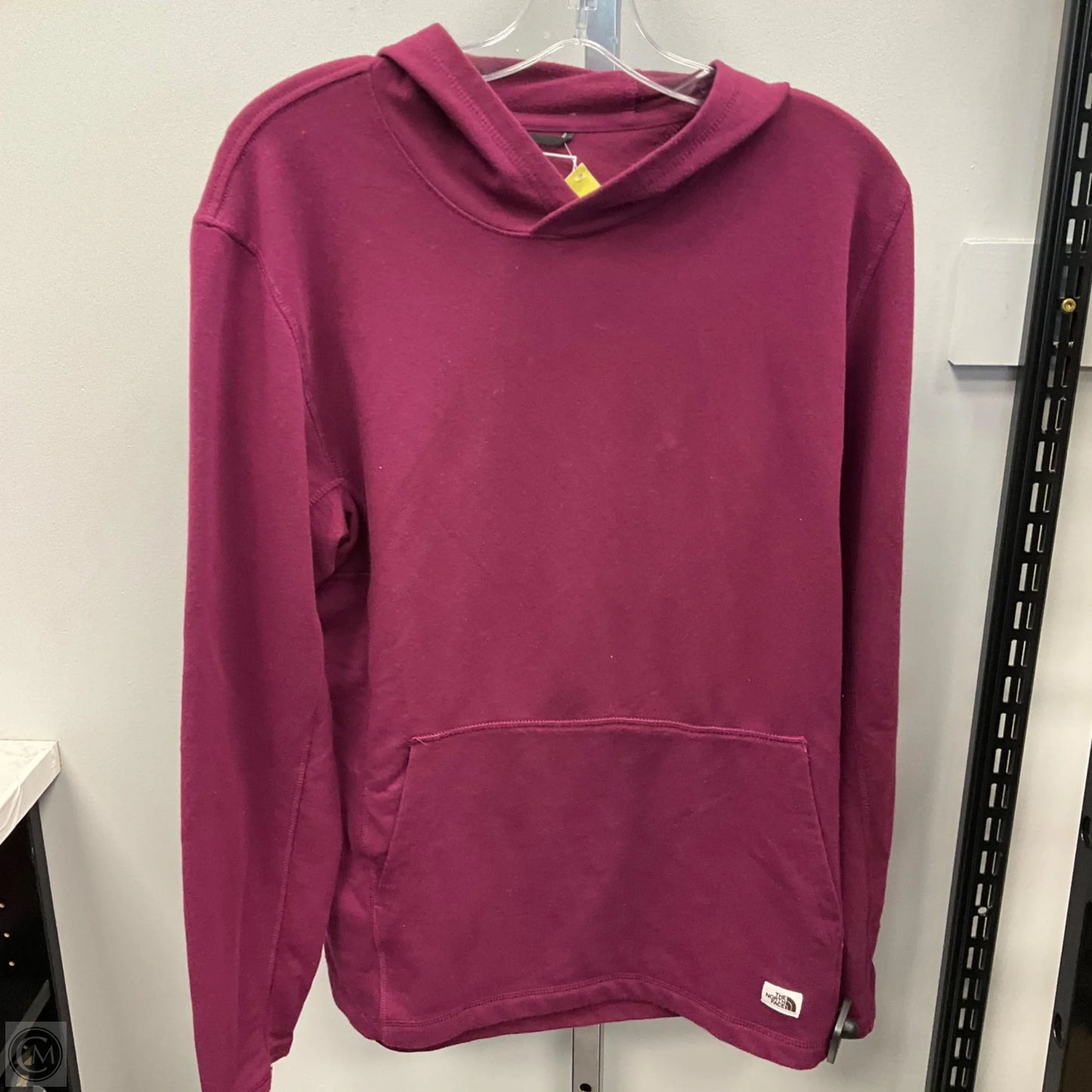 Sweatshirt Hoodie By The North Face In Maroon, Size: M