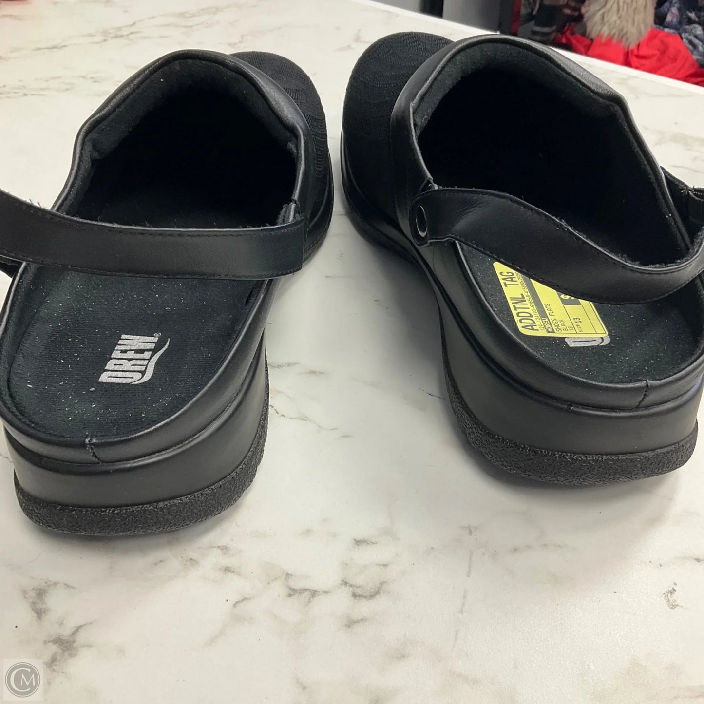 Shoes Flats By Drew In Black, Size: 13