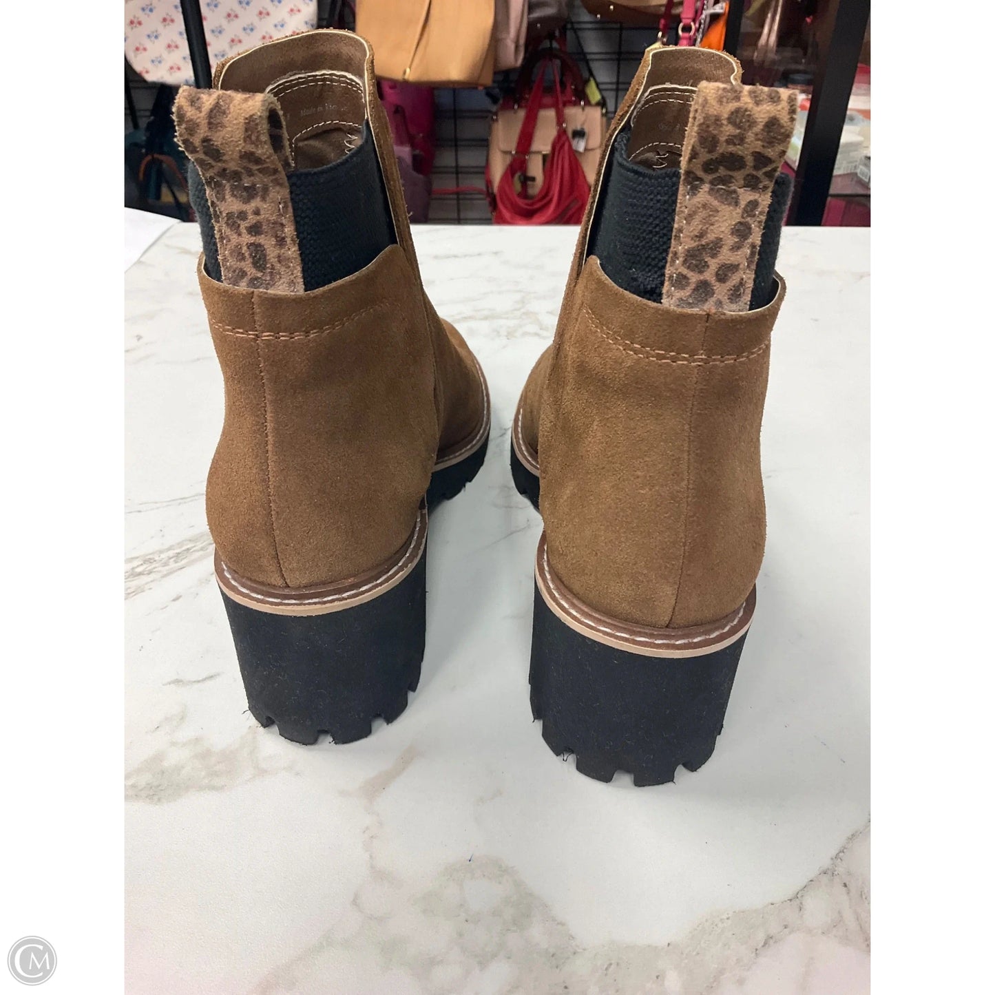 Boots Ankle Heels By Dolce Vita In Brown, Size: 8