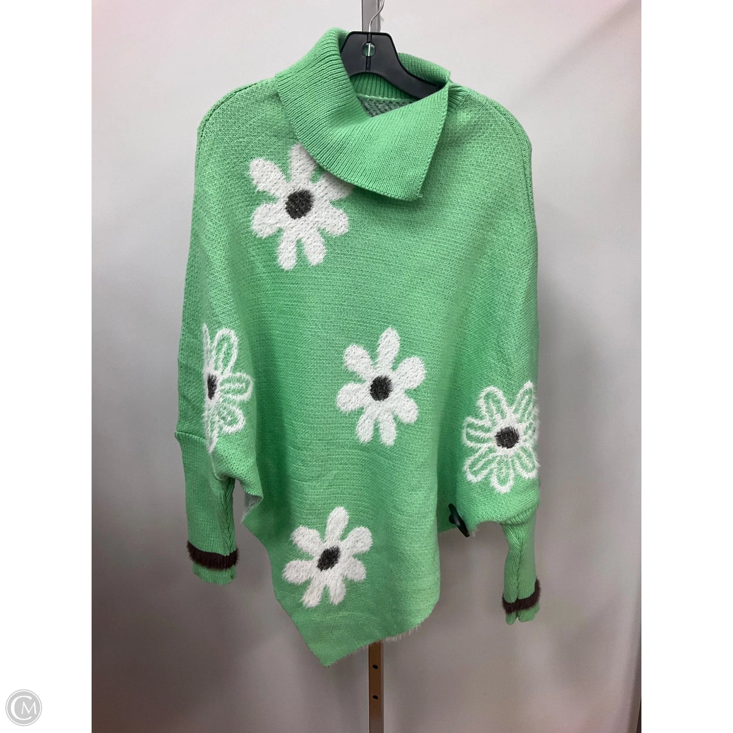 Sweater By Clothes Mentor In Green, Size: 1x
