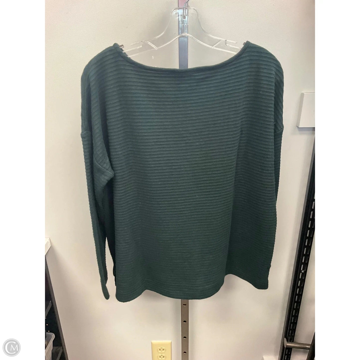 Top Long Sleeve By J. Jill In Green, Size: Mp