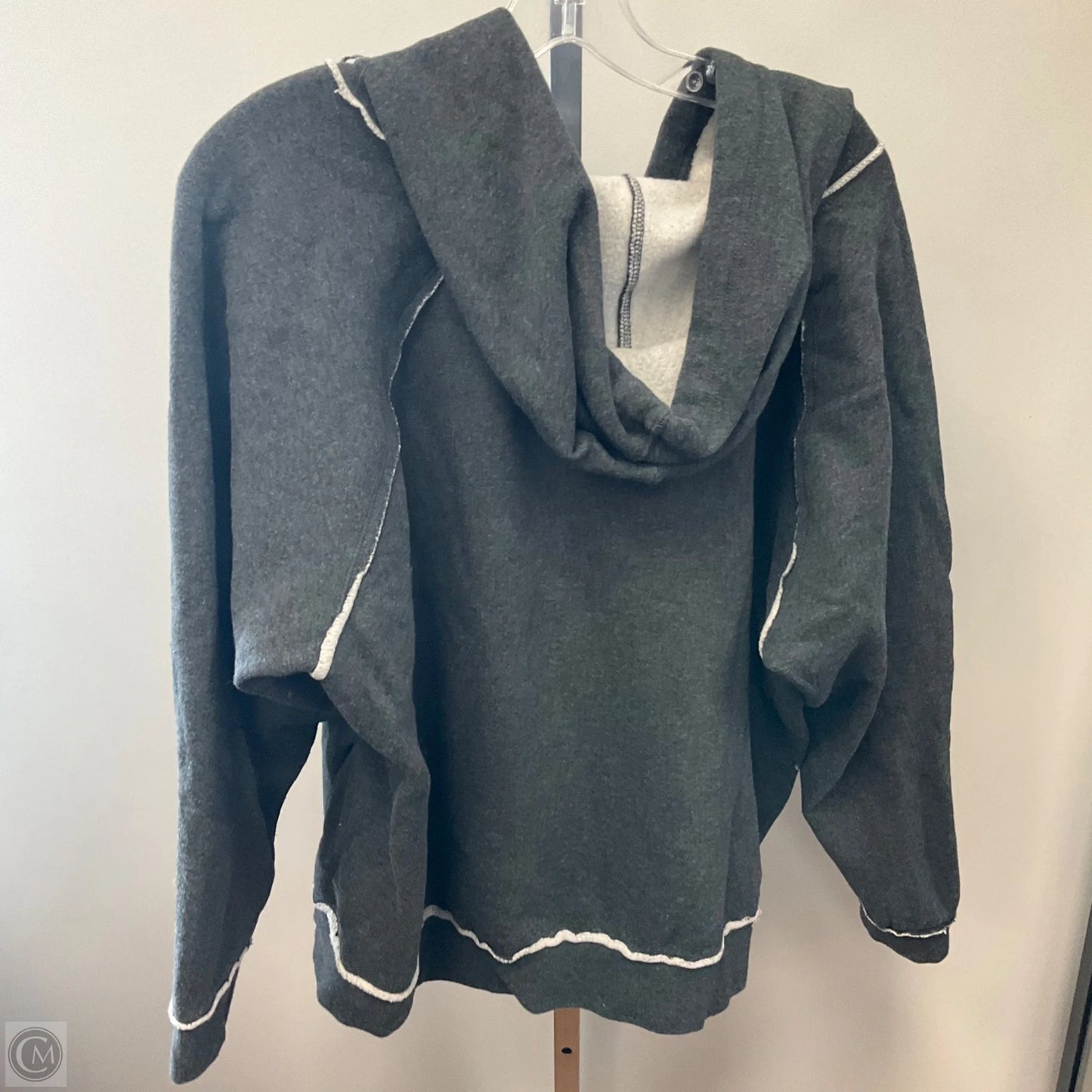 Sweatshirt Hoodie By Nfl In Grey, Size: 2x