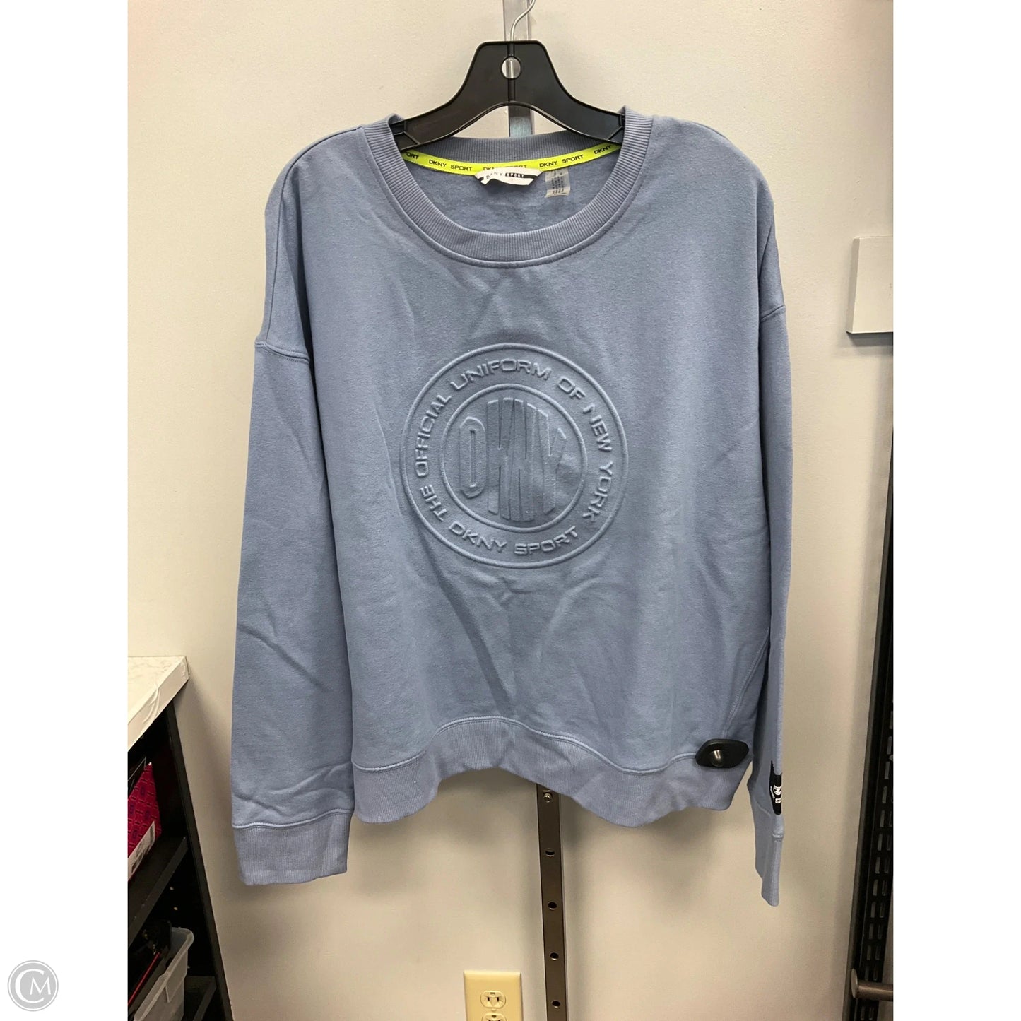 Sweatshirt Crewneck By Dkny In Blue, Size: Xl