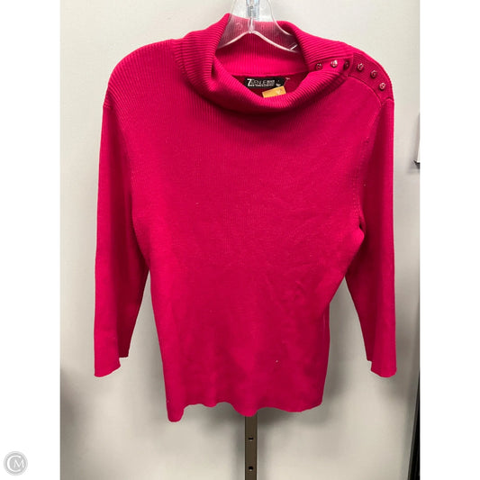 Sweater By New York And Co In Pink, Size: L