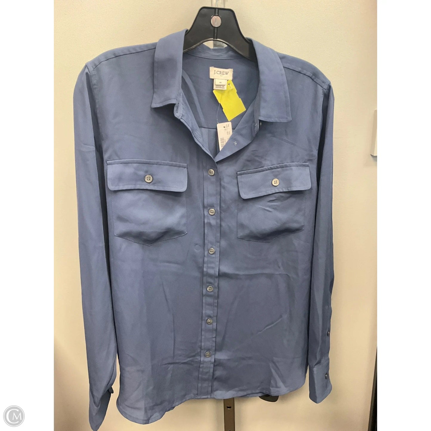 Top Long Sleeve By J. Crew In Blue, Size: 10