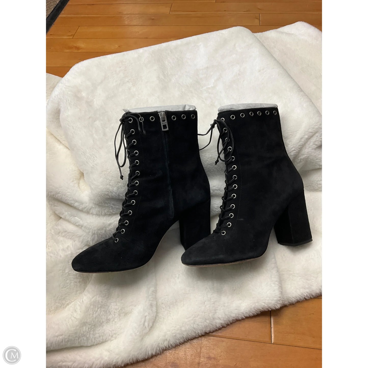 Boots Designer By Coach In Black, Size: 8.5