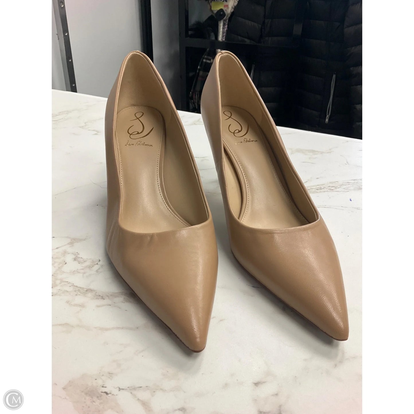 Shoes Heels Stiletto By Sam Edelman In Tan, Size: 9.5