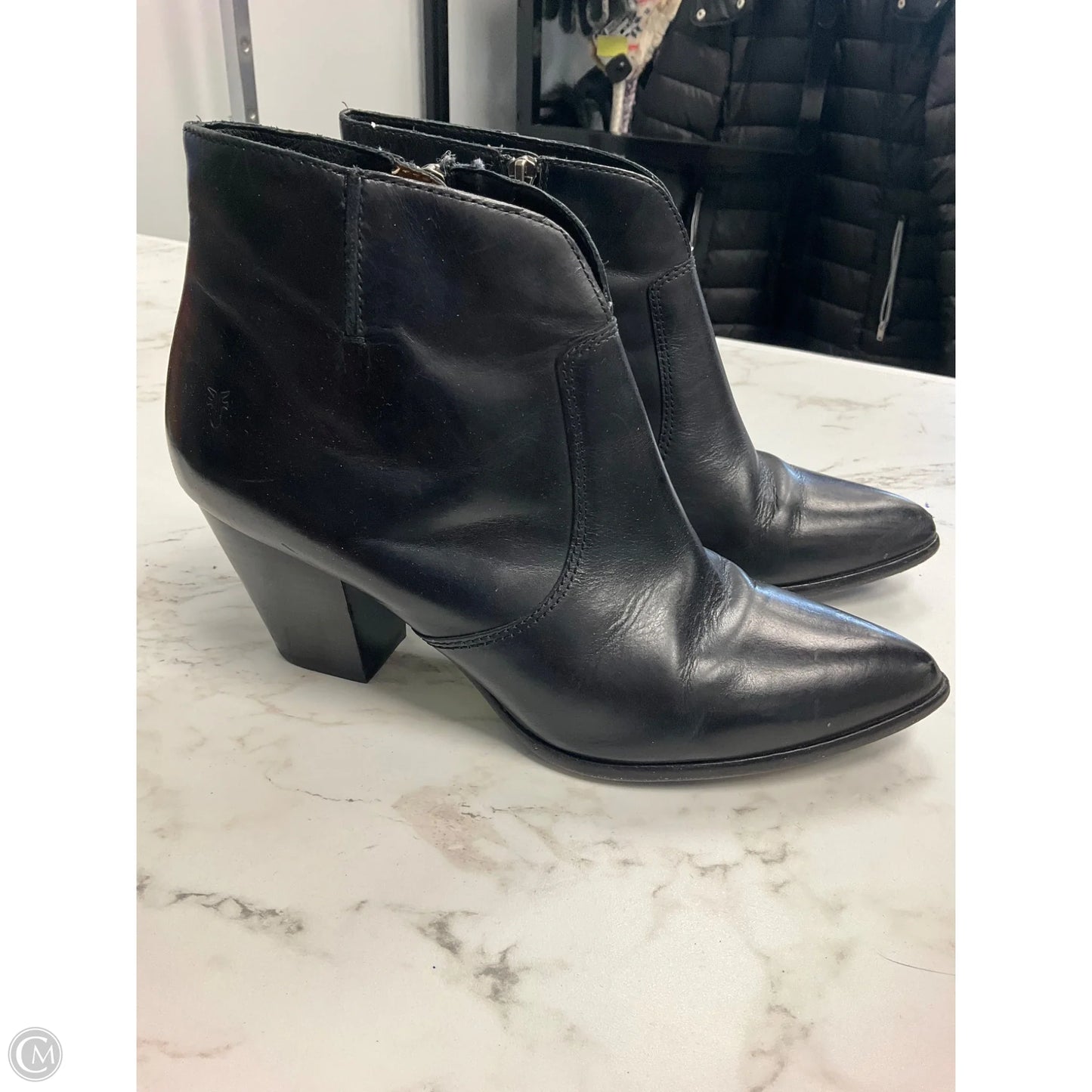 Boots Designer By Frye In Black, Size: 10