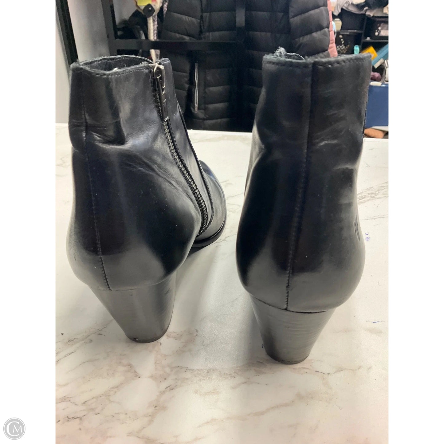Boots Designer By Frye In Black, Size: 10