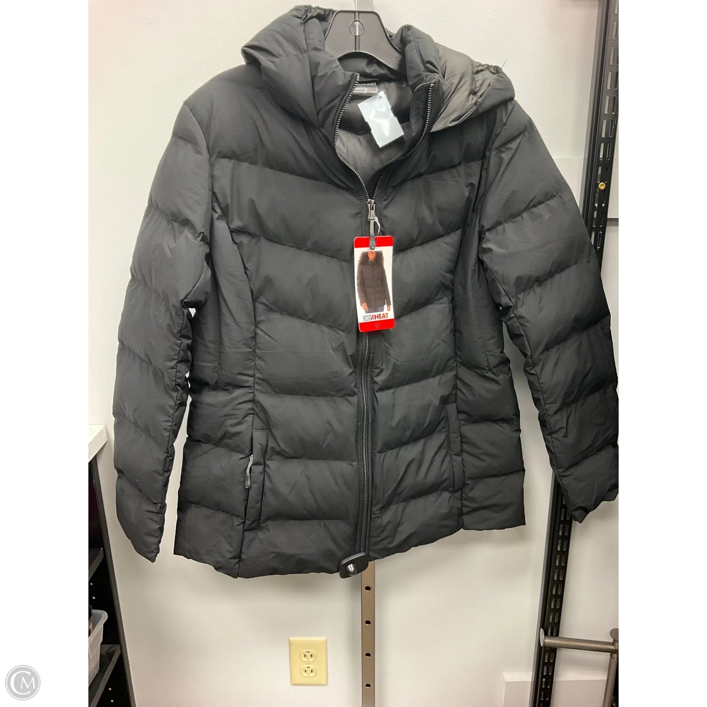 Coat Puffer & Quilted By 32 Degrees In Black, Size: M