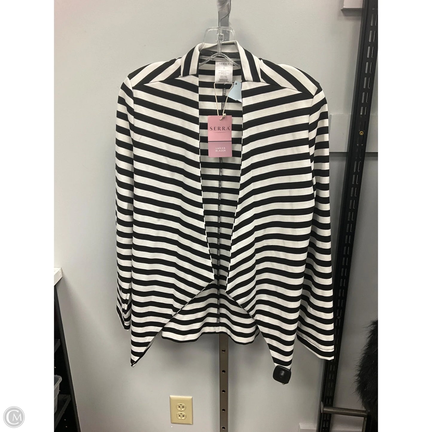 Cardigan By Serra In Striped Pattern, Size: S