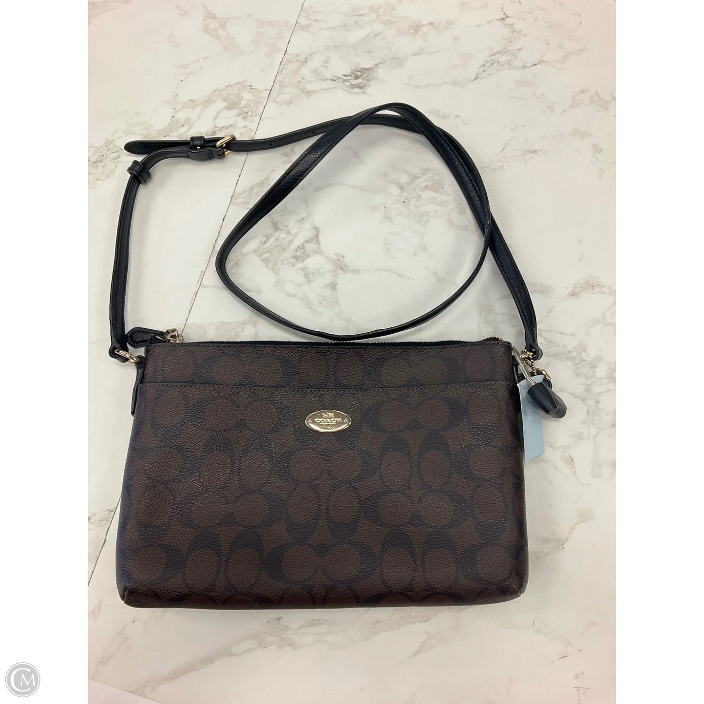 Crossbody Designer By Coach, Size: Small