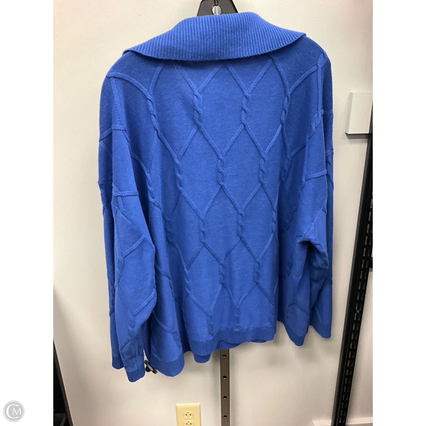 Sweater By Talbots In Blue, Size: 3x