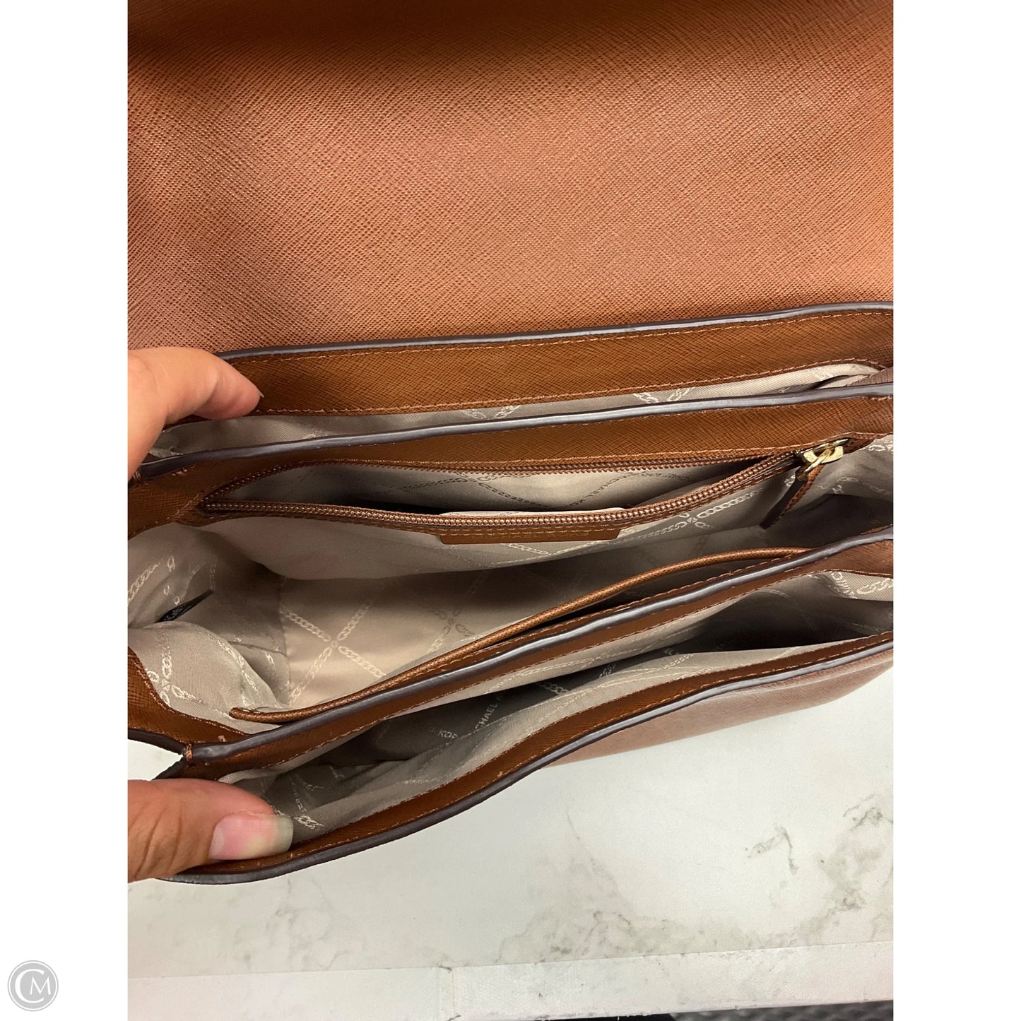 Crossbody Designer By Michael Kors, Size: Large